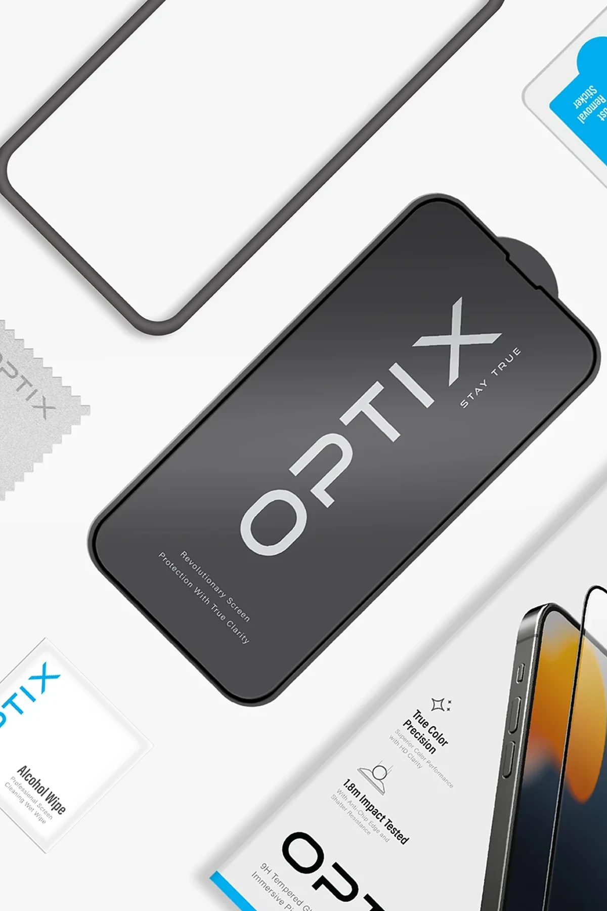 Uniq iPhone 14 Plus Optix Vivid Cam Ekran Koruyucu
