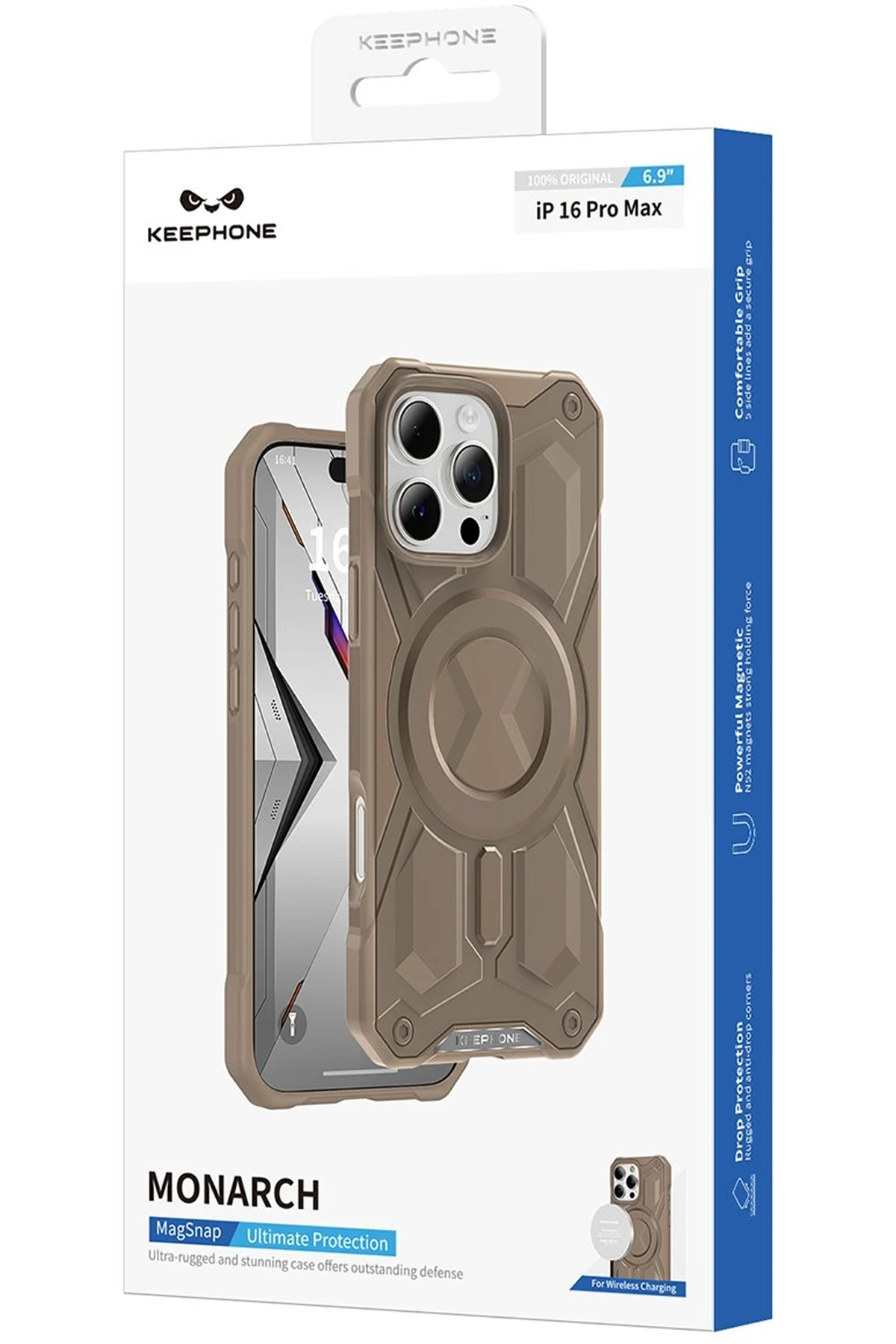 Keephone iPhone 16 Pro Monarch Magsafe Kılıf