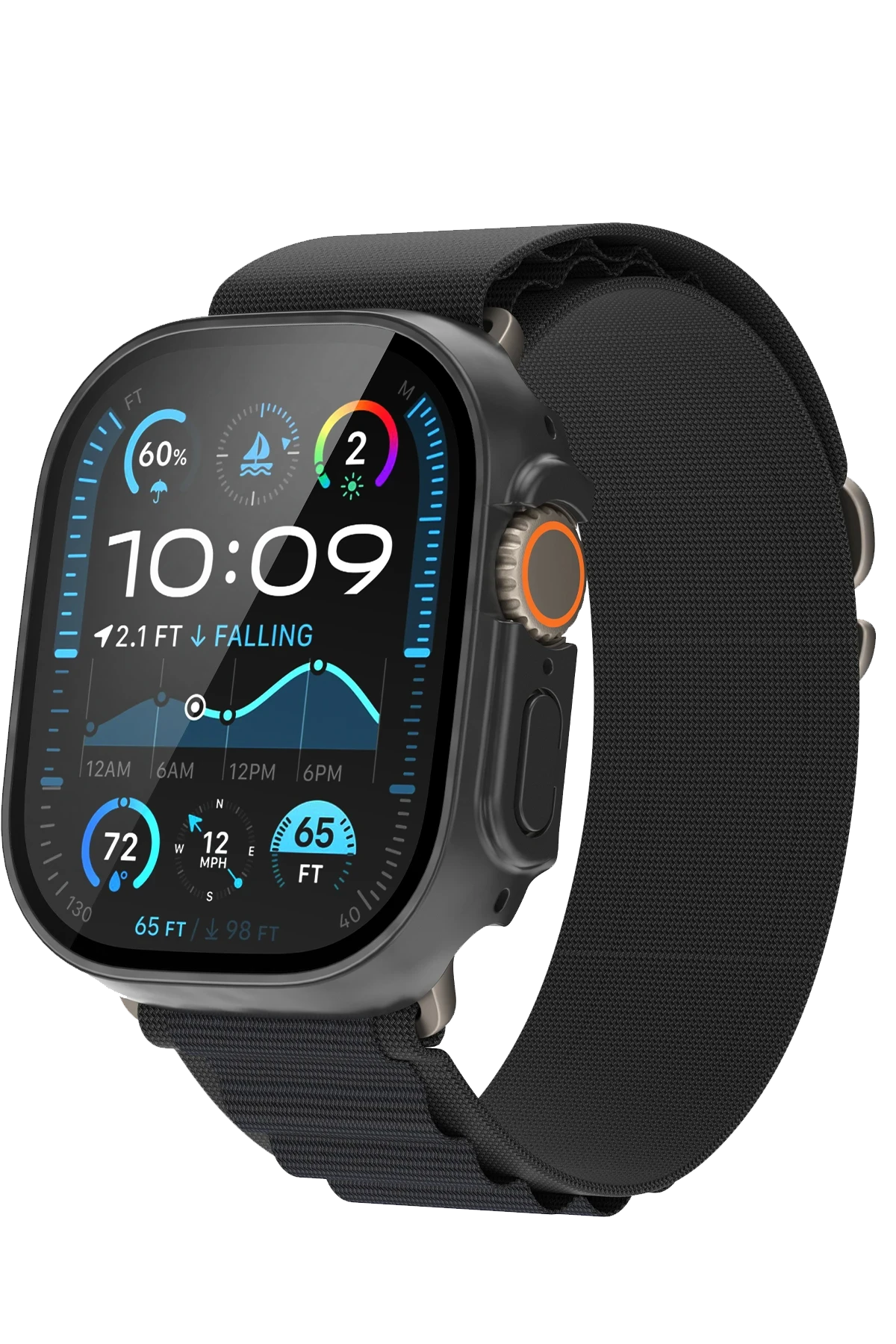 Keephone Watch 46mm 360X Defense Camlı Kasa Ekran Koruyucu