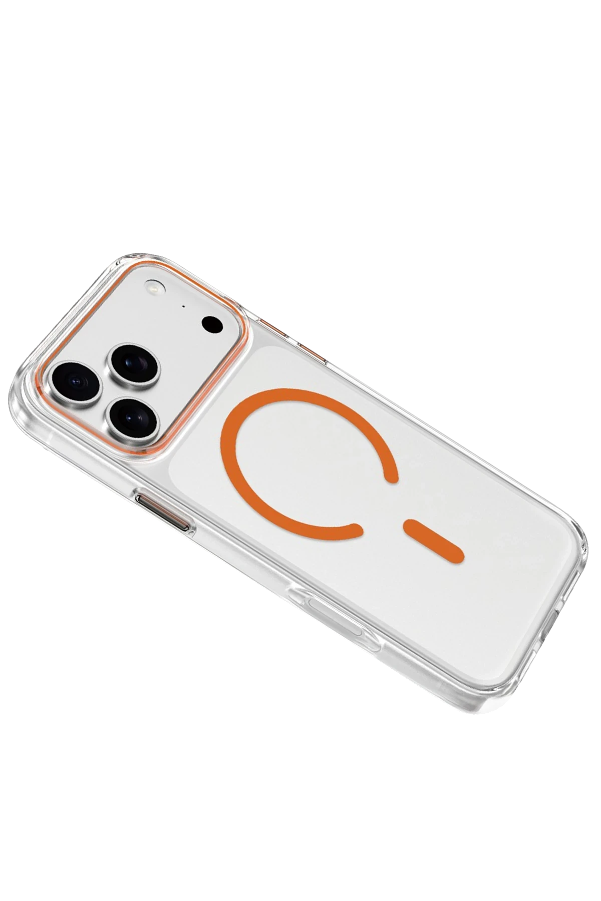 Keephone Apple iPhone 17 Pro Aurora Şeffaf Magsafe Kılıf