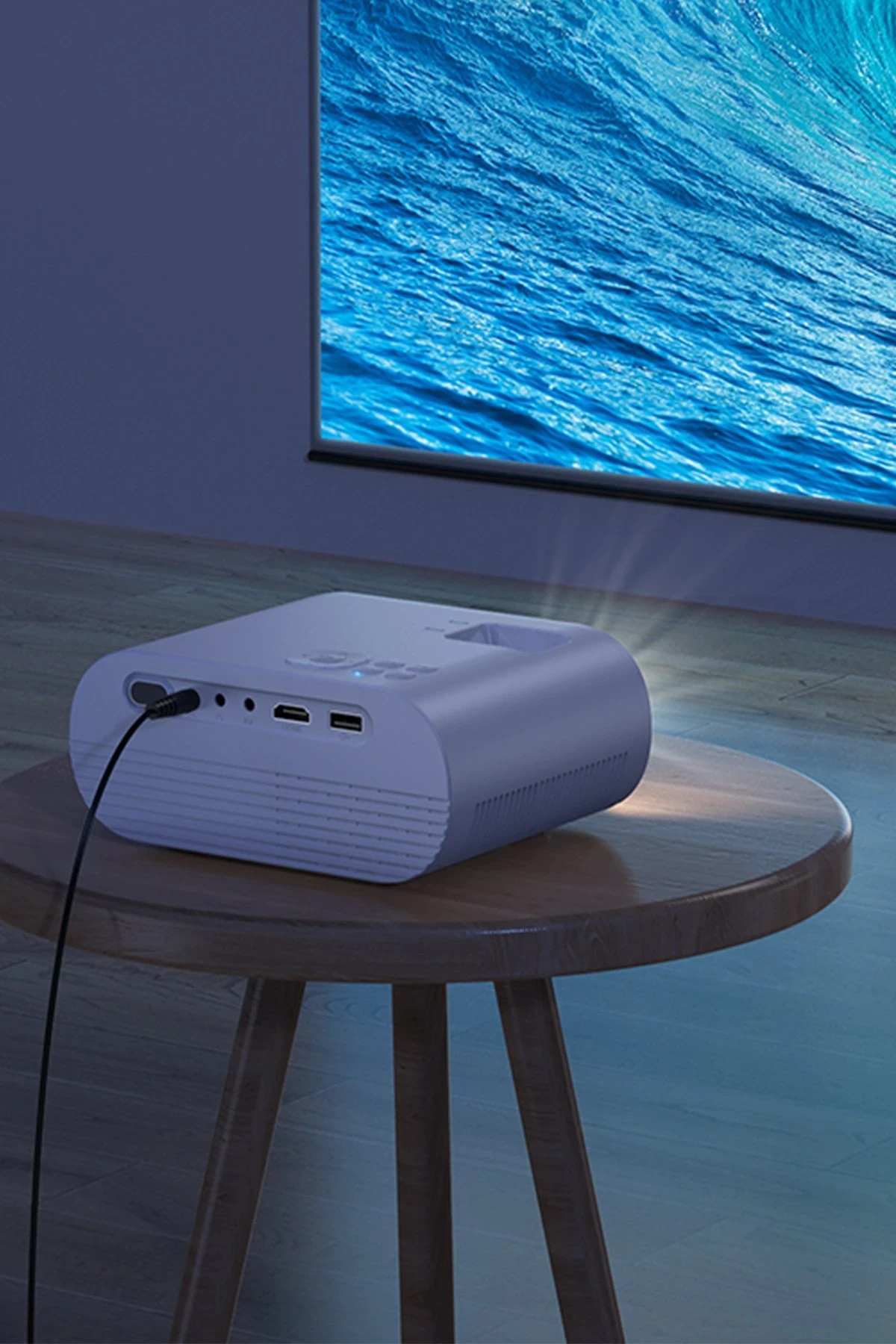 Hoco. DT1 BT 5.0 720P Wifi Kablolu Projeksiyon Cihazı