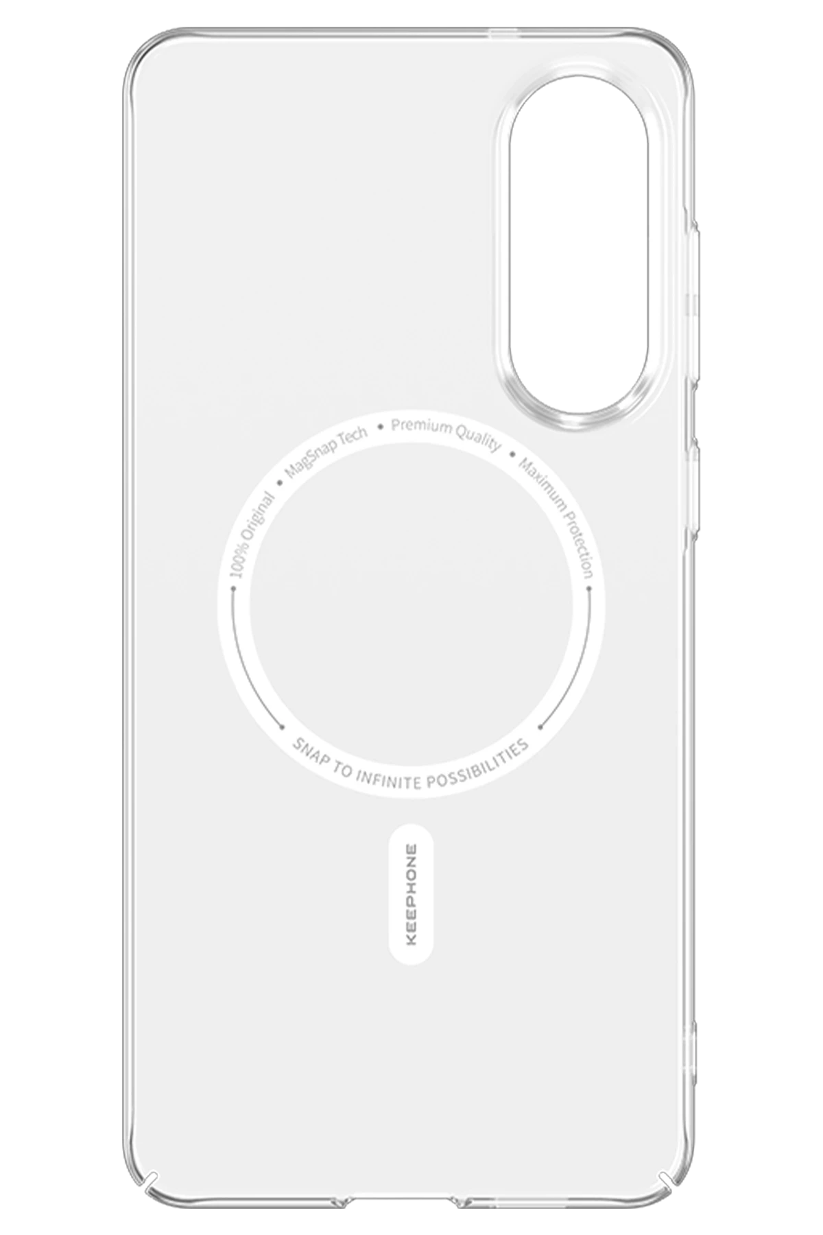 Keephone Samsung S25 Edge X-Crystal Slim Magsafe Kılıf