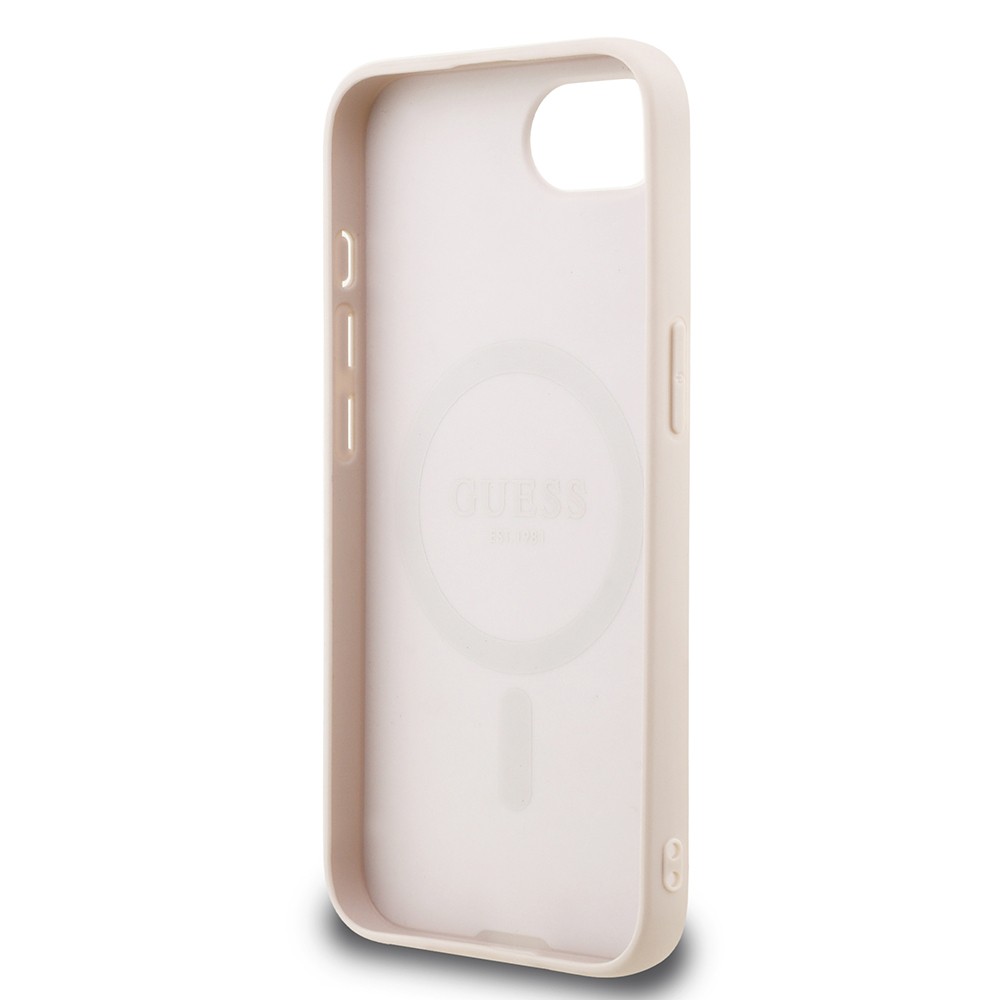 Apple iPhone 17E Kılıf Guess Orjinal Lisanslı M-safe Şarj Özellikli Small 4G Classic Kapak