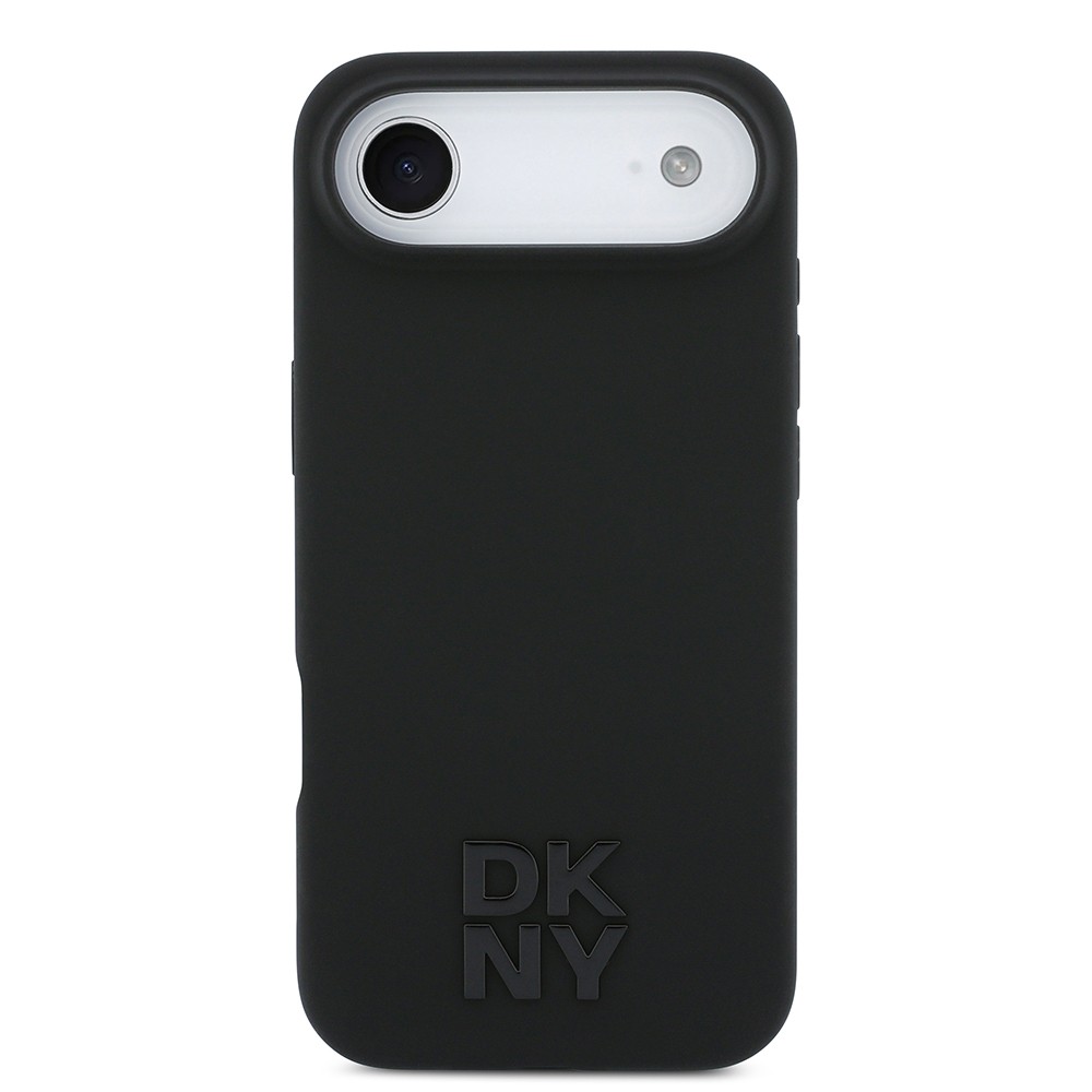 Apple iPhone 17 Air Kılıf DKNY Orjinal Lisanslı M-safe Şarj Özellikli Metal Logolu Silikon Kapak