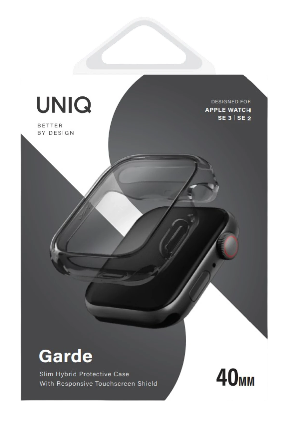 Uniq Apple Watch SE (3.Nesil) 40mm Garde Kasa Cam Ekran Koruyucu