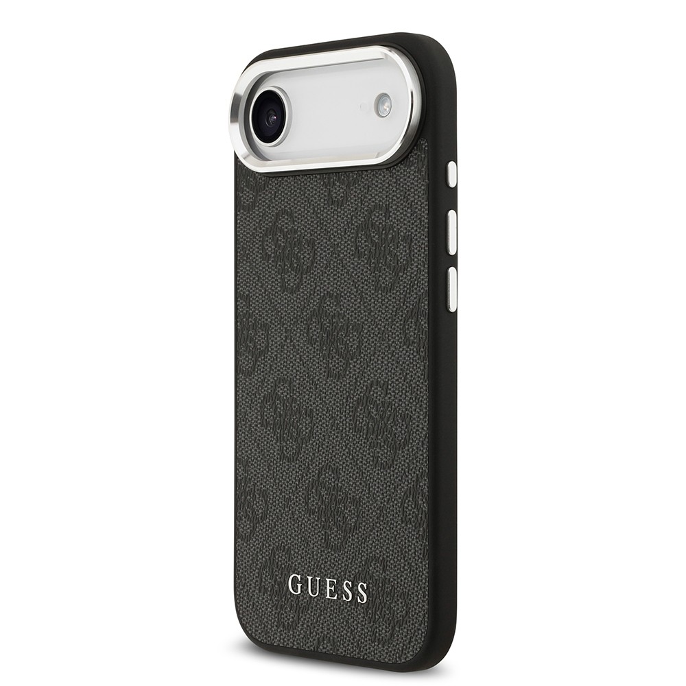 Apple iPhone 17 Air Kılıf Guess Orjinal Lisanslı M-safe Şarj Özellikli 4G Klasik Yazı Logolu Kapak
