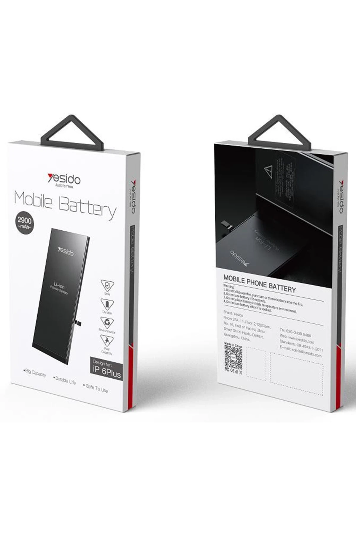 Yesido iPhone 6 Uyumlu Batarya