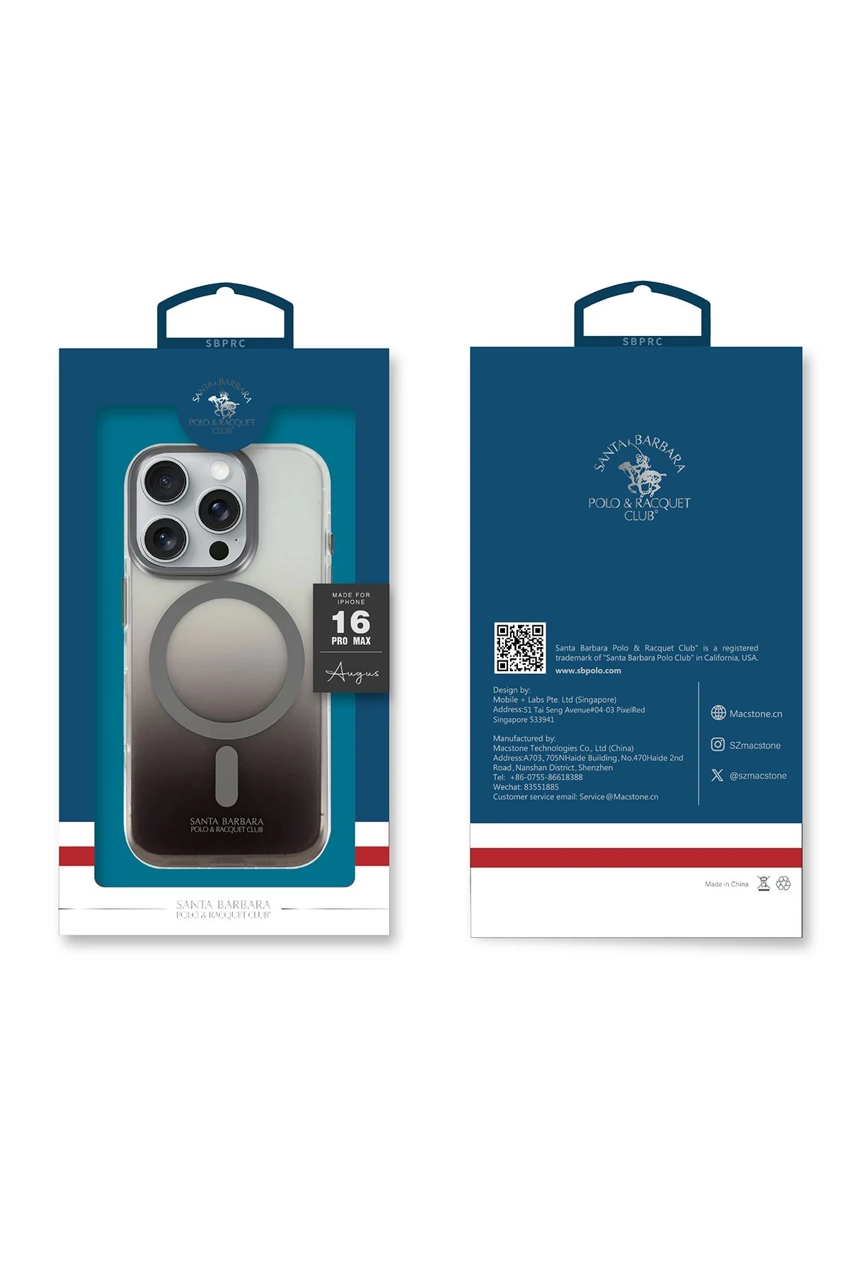 Santa Barbara Polo Racquet Club iPhone 16 Pro Augus Magsafe Kapak