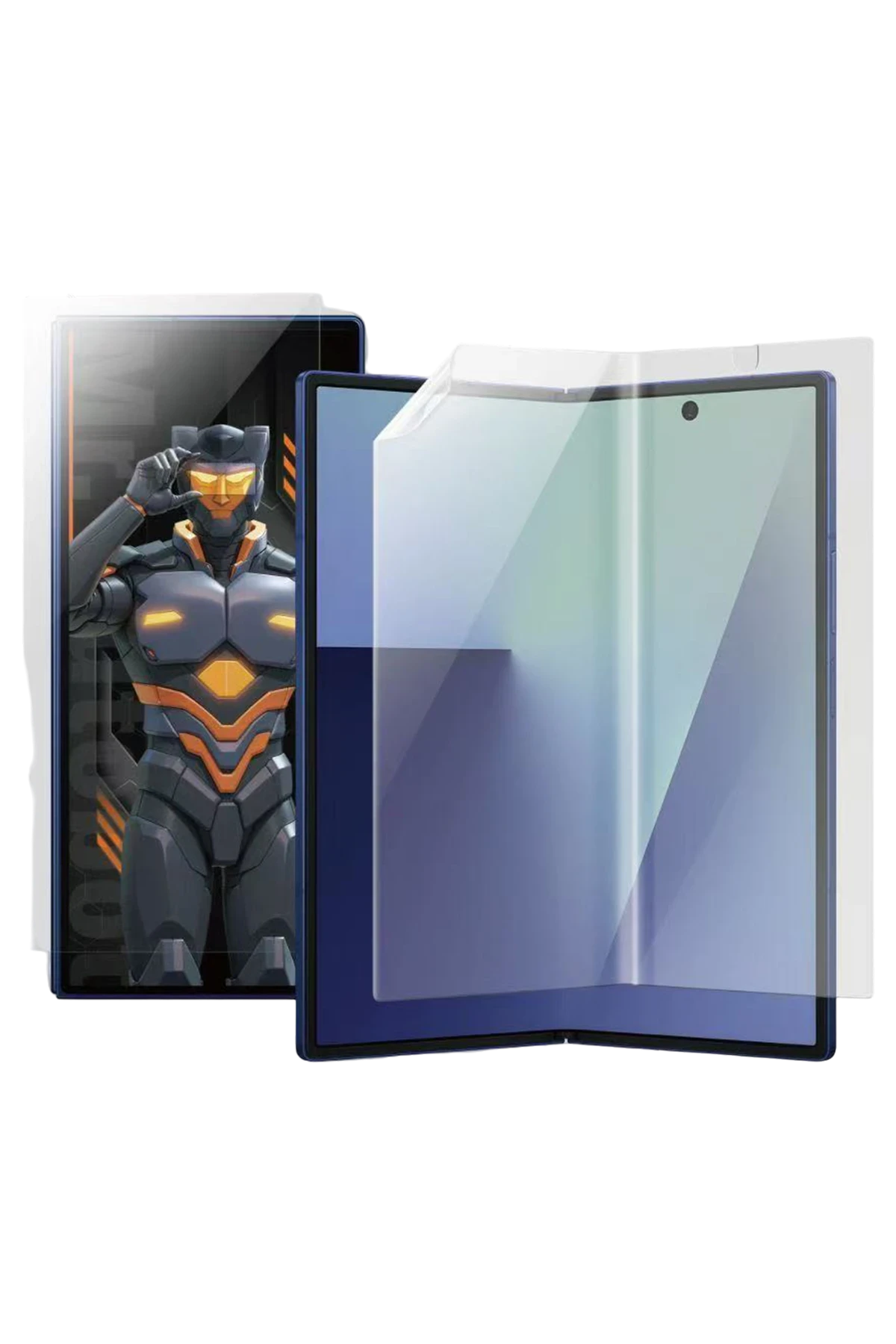 URR Samsung Galaxy Z Fold 7 Vivid 2in1 Ön Arka Ekran Koruyucu