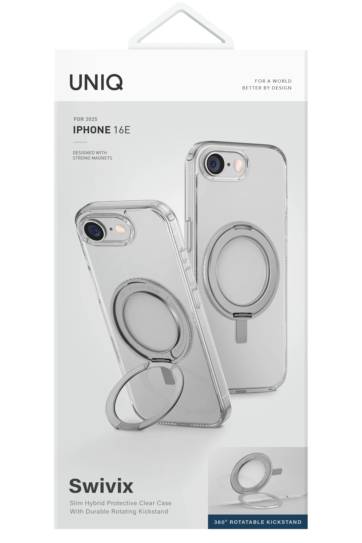 Uniq Apple iPhone 16E Swivix Rotating Kickstand Kapak