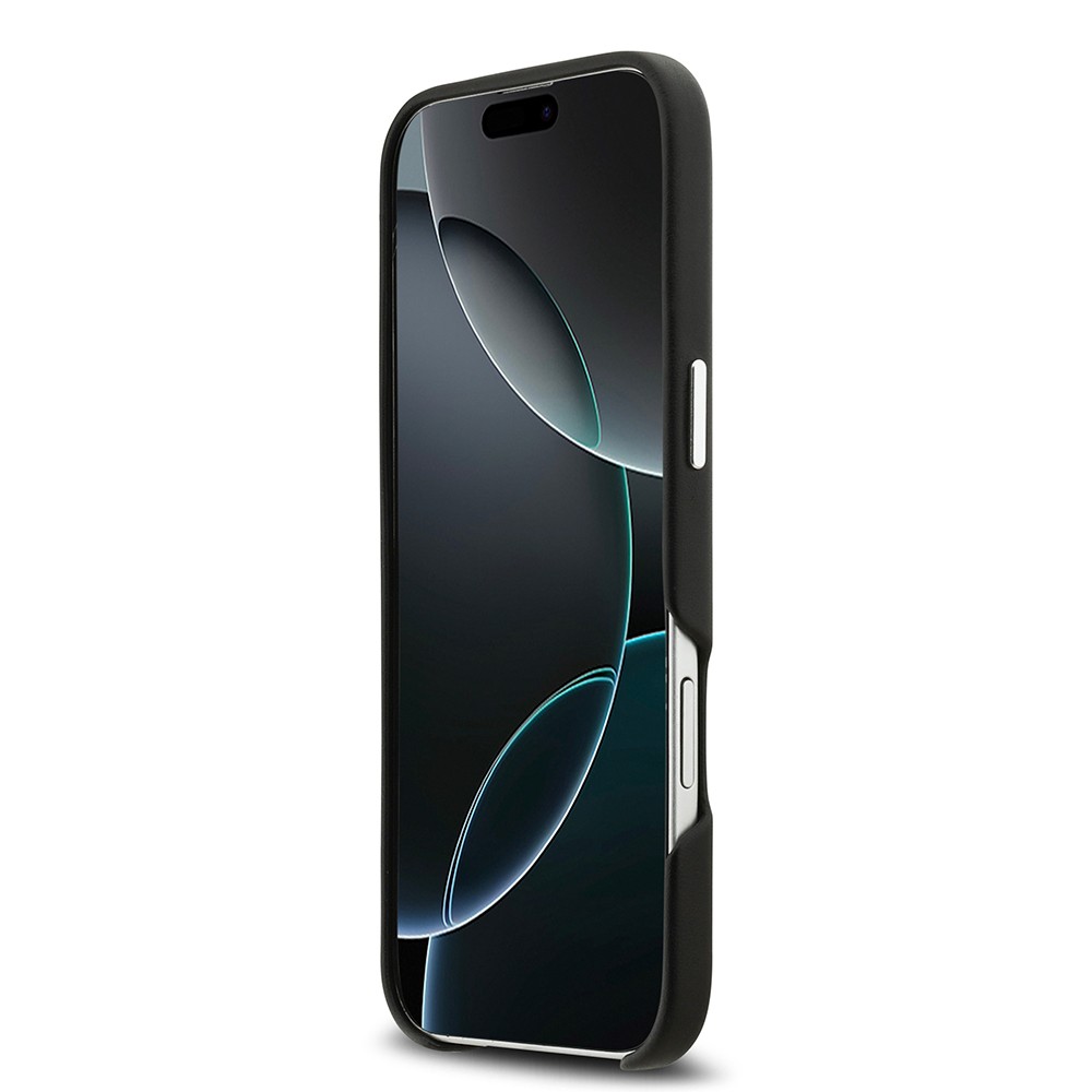 Apple iPhone 17 Air Kılıf BMW Orjinal Lisanslı M-safe Şarj Özellikli Metal Logolu Tam Kaplama Deri Kapak