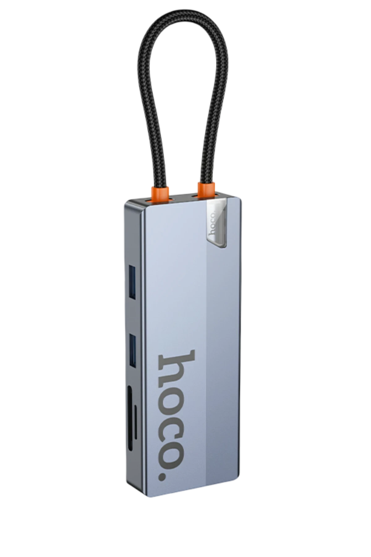 Hoco. HB52 Wow 8in1 100W PD 100 Mbps Ethernet 4K Hub Dönüştürücü