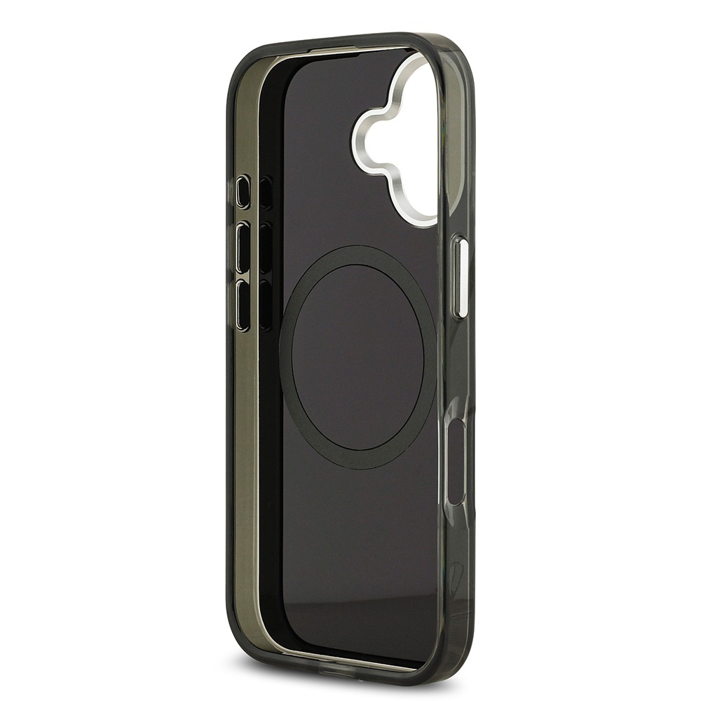 Apple iPhone 17 Kılıf Mercedes Benz Orjinal Lisanslı M-safe Şarj Özellikli Çift Katmanlı PC Nostaljik Yıldız Dizayn Kapak
