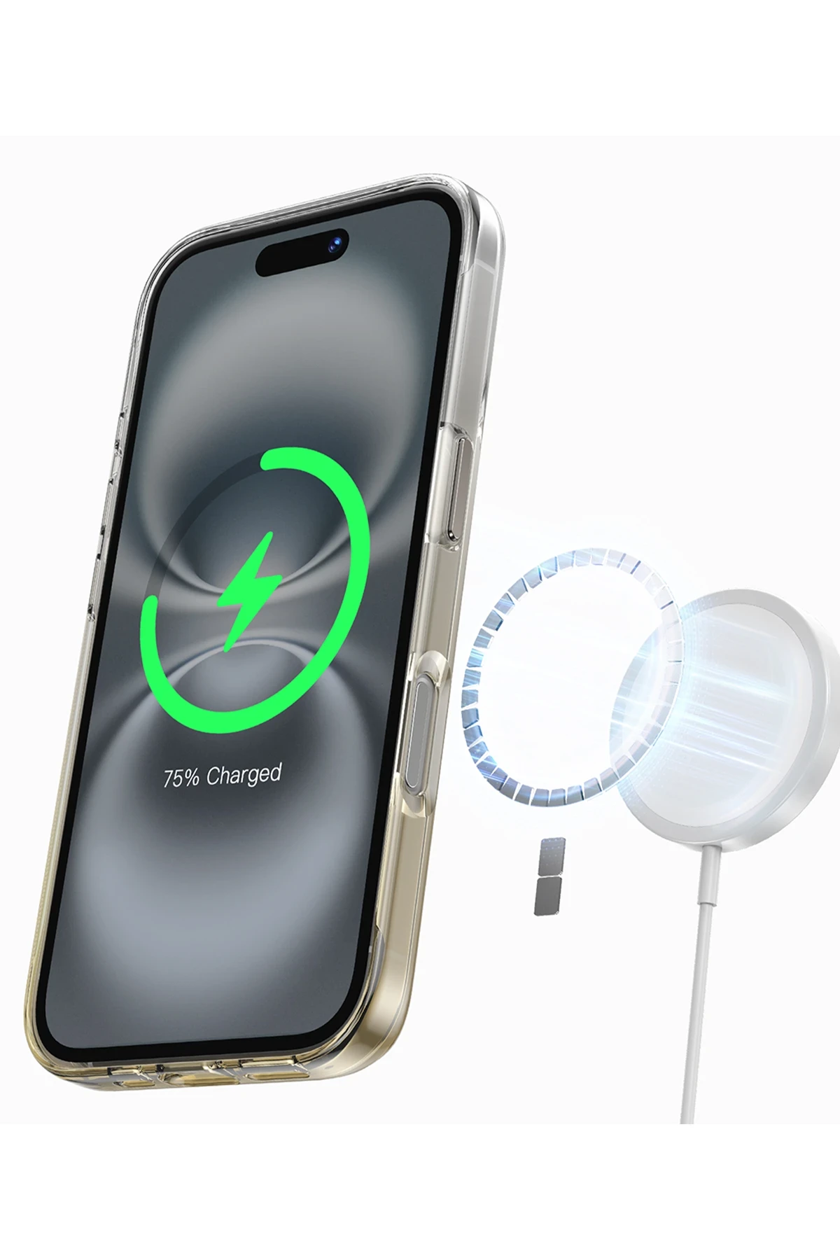 Keephone iPhone 16 Aurora Pro Magsafe Kılıf - Siyah Titanyum
