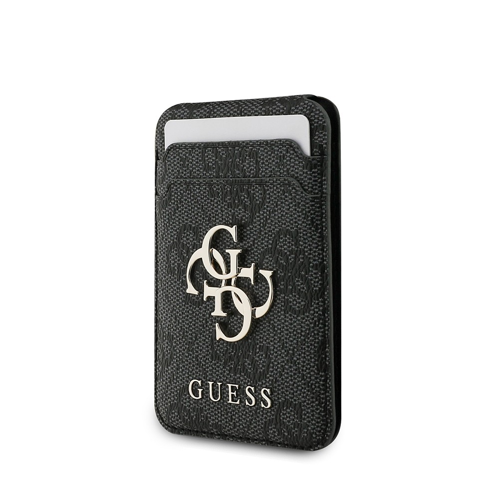 Apple iPhone 17 Kılıf Guess Orjinal Lisanslı M-safe Şarj Özellikli Askılı ve 4G Logo Kartlıklı Kapak