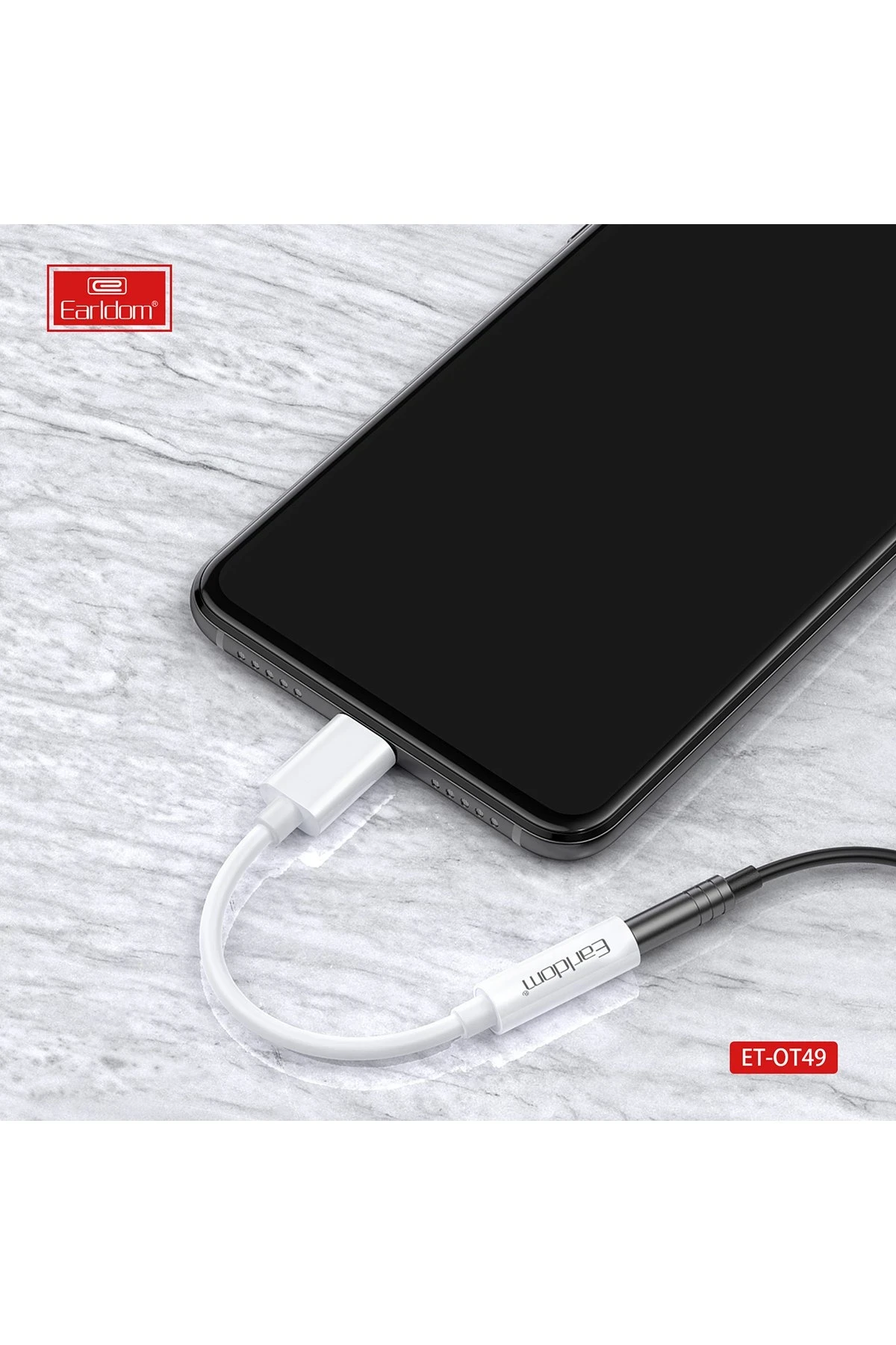 Earldom OT49 Tak Çalıştır Lightning to Aux Dönüştürücü