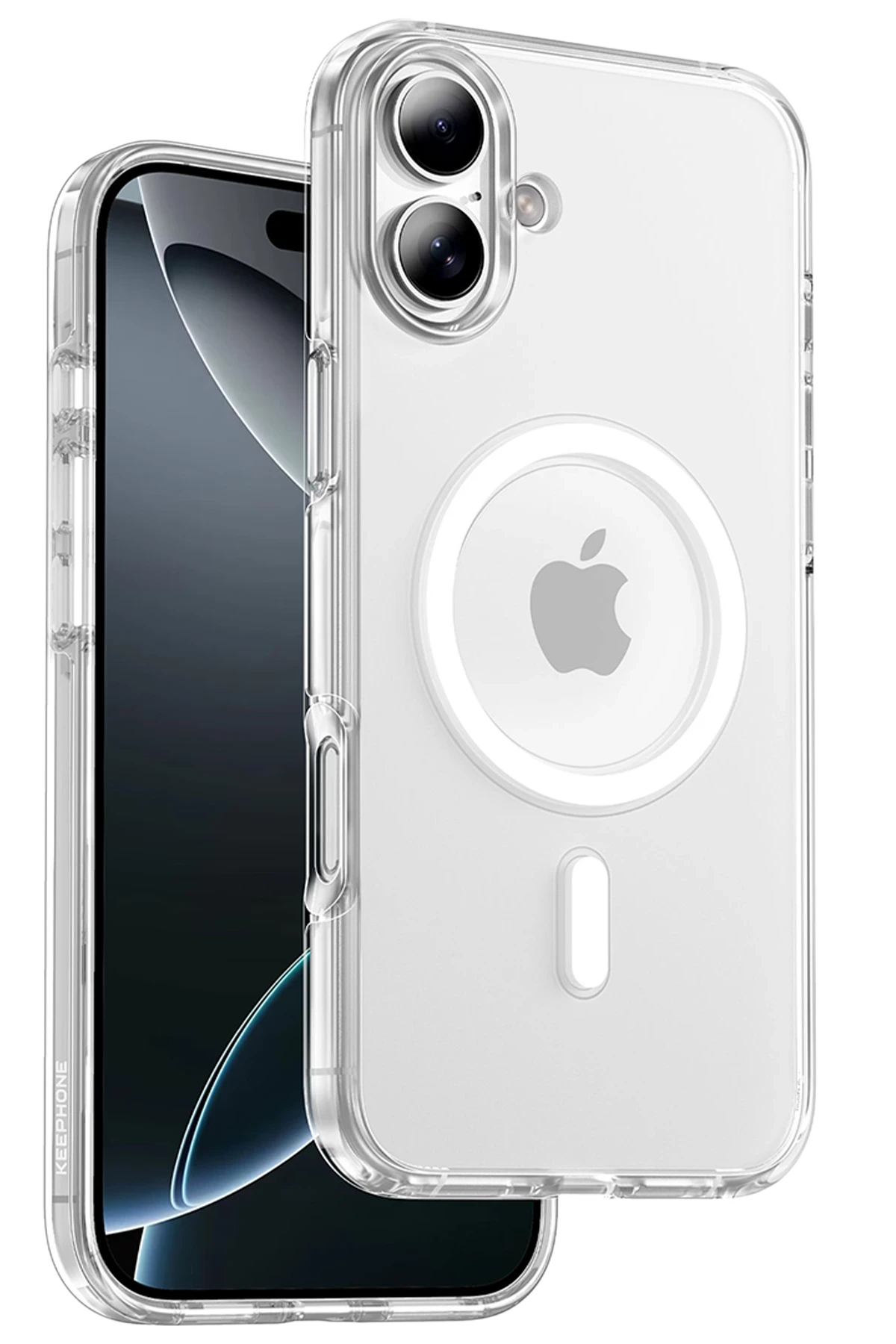 Keephone iPhone 16 Plus Non Yellow Şeffaf Magsafe Kılıf