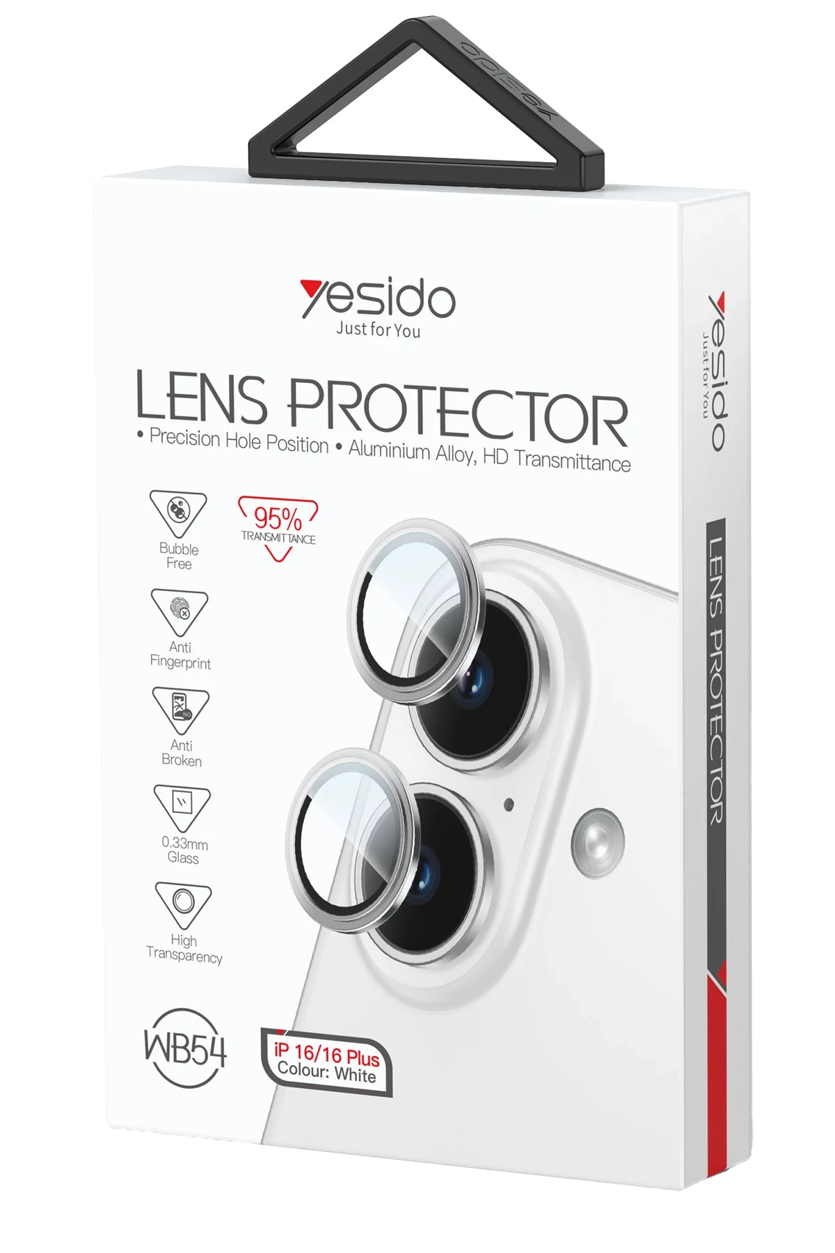 Yesido iPhone 16 WB54 Metal Kamera Lens