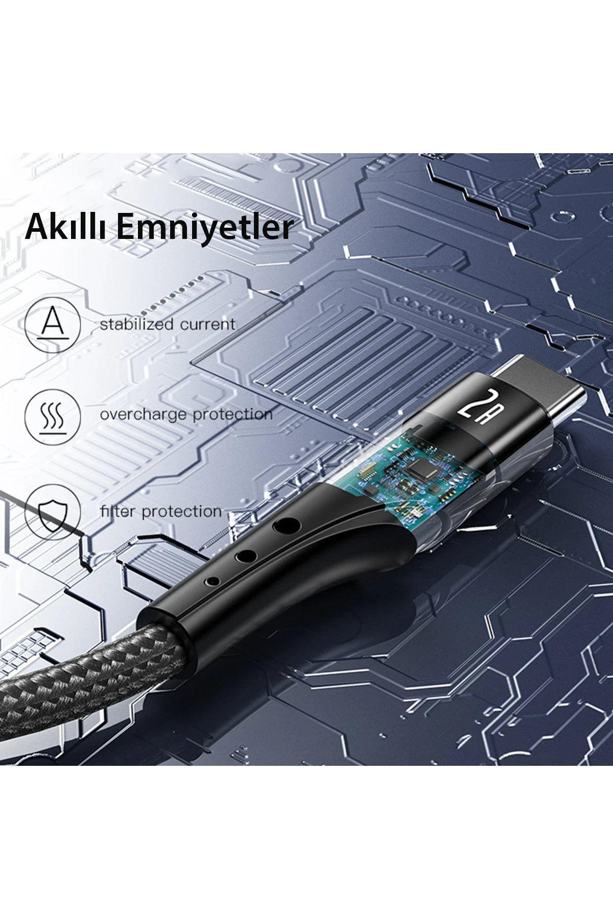 Yesido CA109 3M 2A Usb to Lightning Hızlı Şarj Kablosu