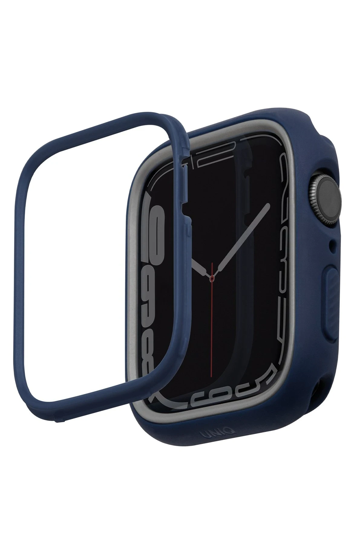 Uniq Watch 45mm Moduo Camlı Kasa Ekran Koruyucu - Lacivert-Gri