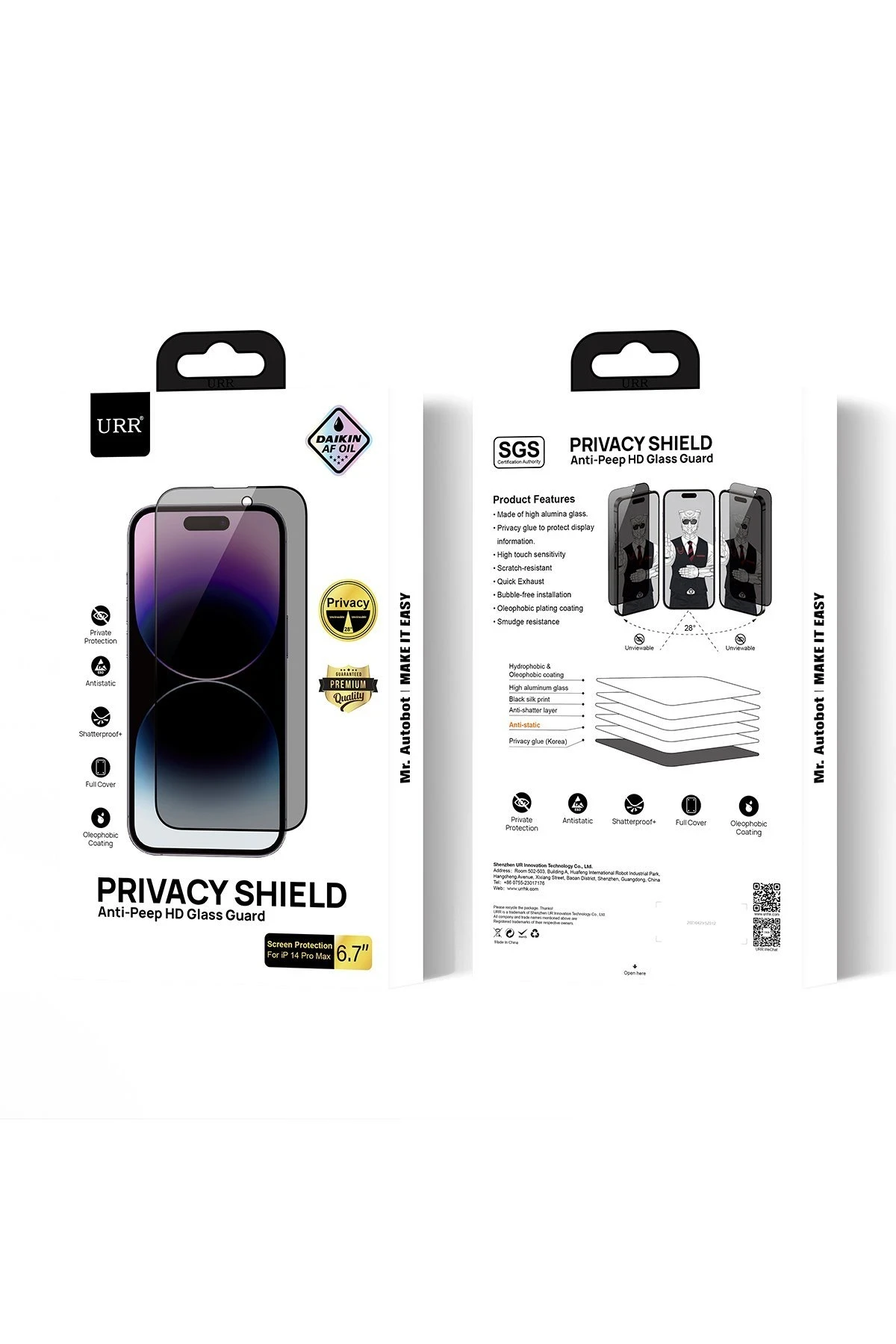 URR iPhone 16 Pro Max 3D Resin Edge Cam Ekran Koruyucu