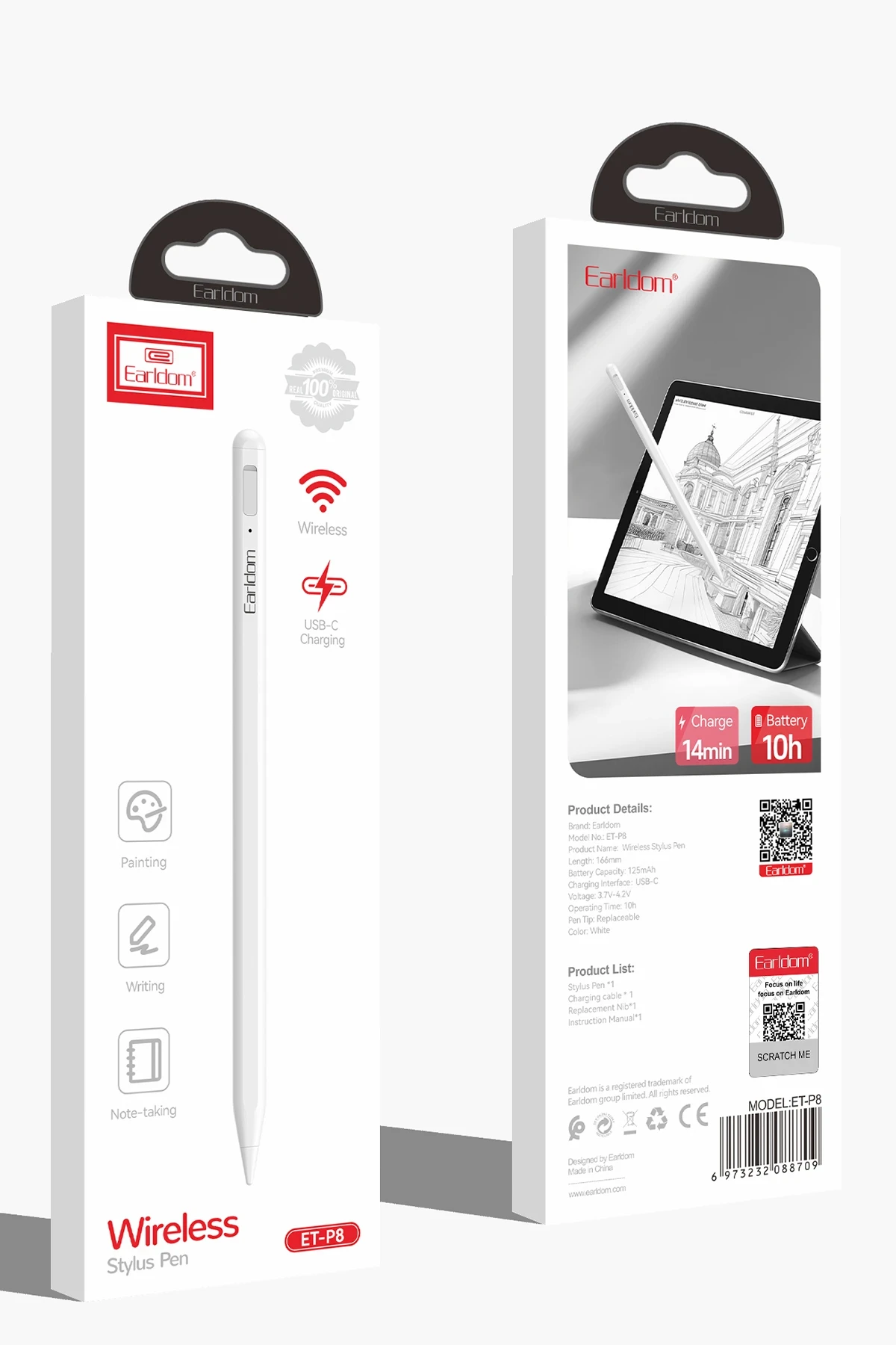 Earldom P8 Dokunmatik Stylus Kalem