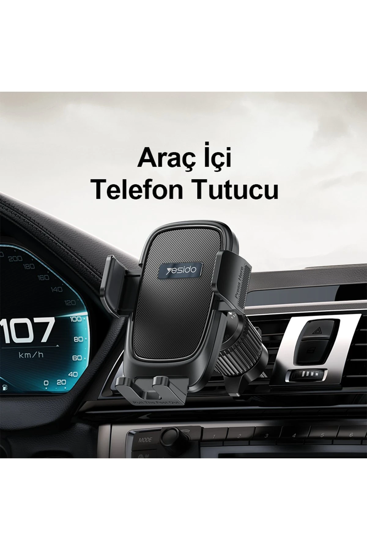 Yesido C241 Izgara Klipsli Araç Tutucu