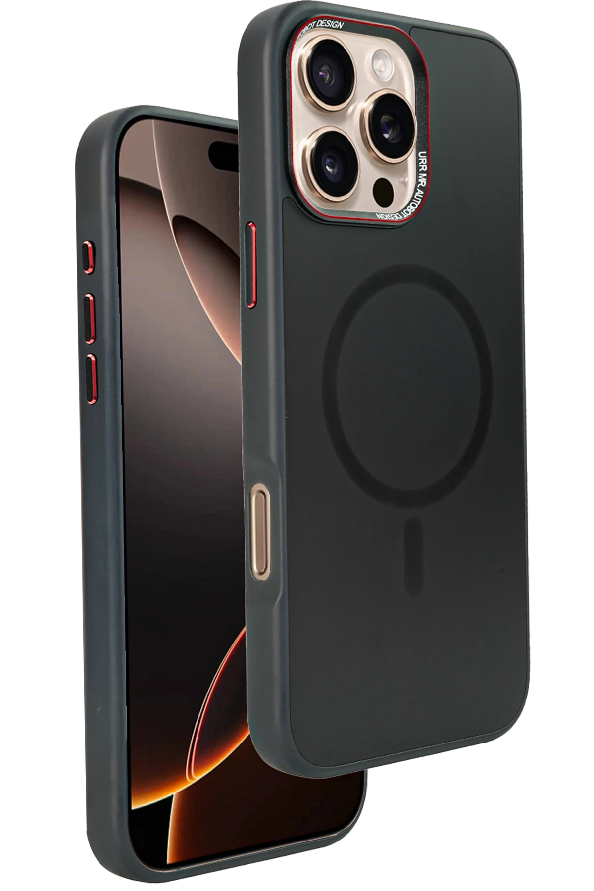 URR iPhone 16 Pro Max Matte Pure Glass Magsafe Kapak