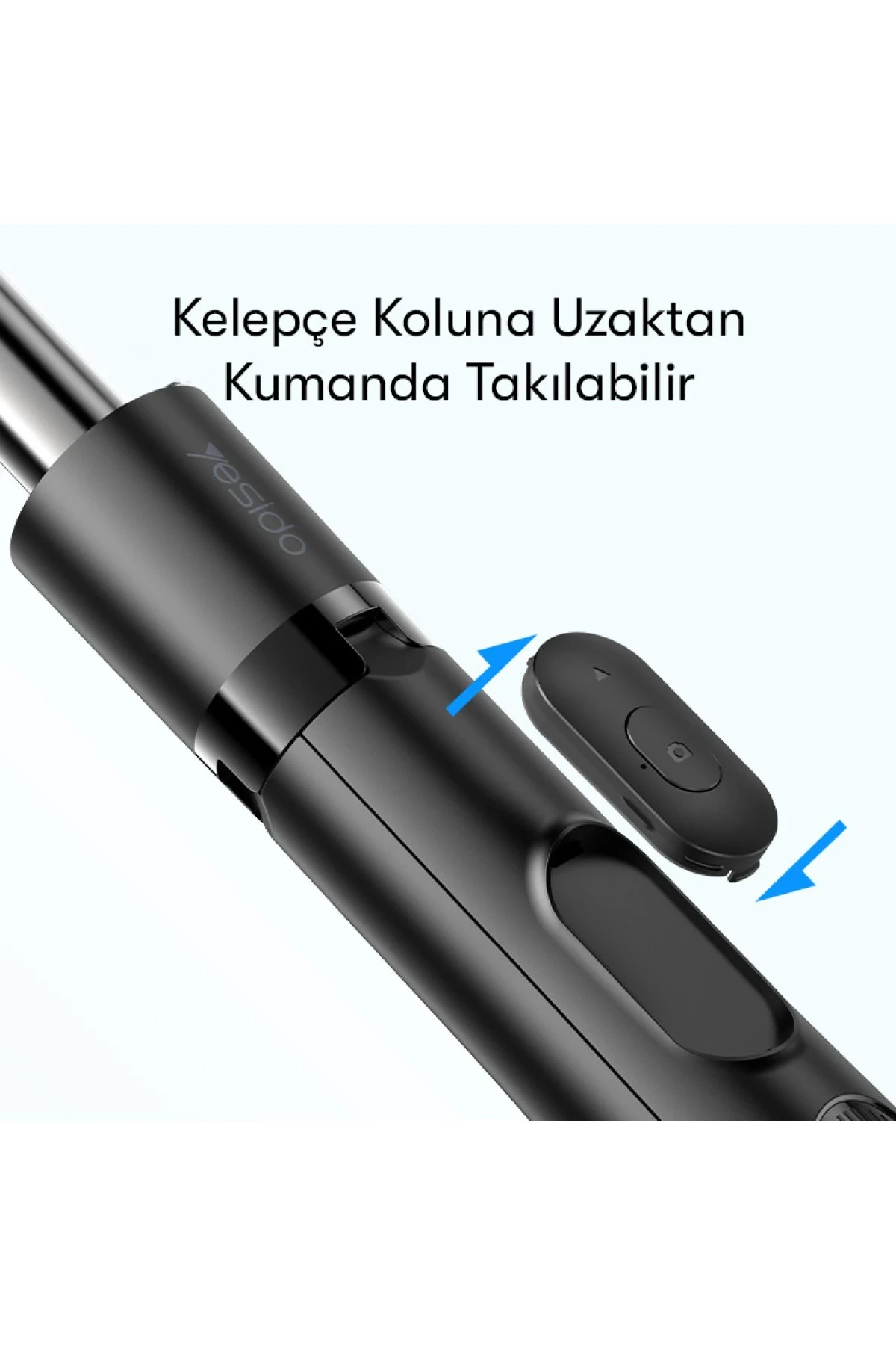 Yesido SF13 360 Derece Bluetooth Kontrollü 158cm Selfie Çubuğu