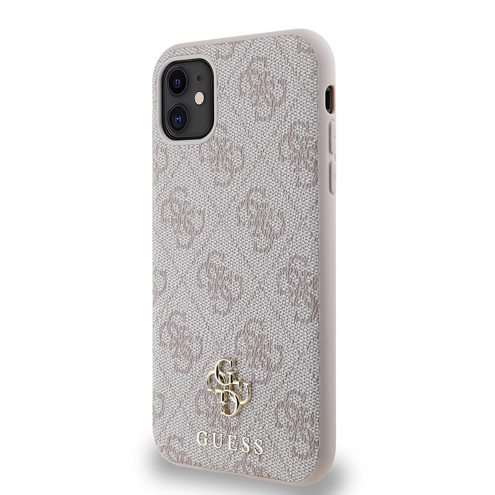 Apple iPhone 11 Kılıf Guess Orjinal Lisanslı M-safe Şarj Özellikli Small 4G Classic Kapak