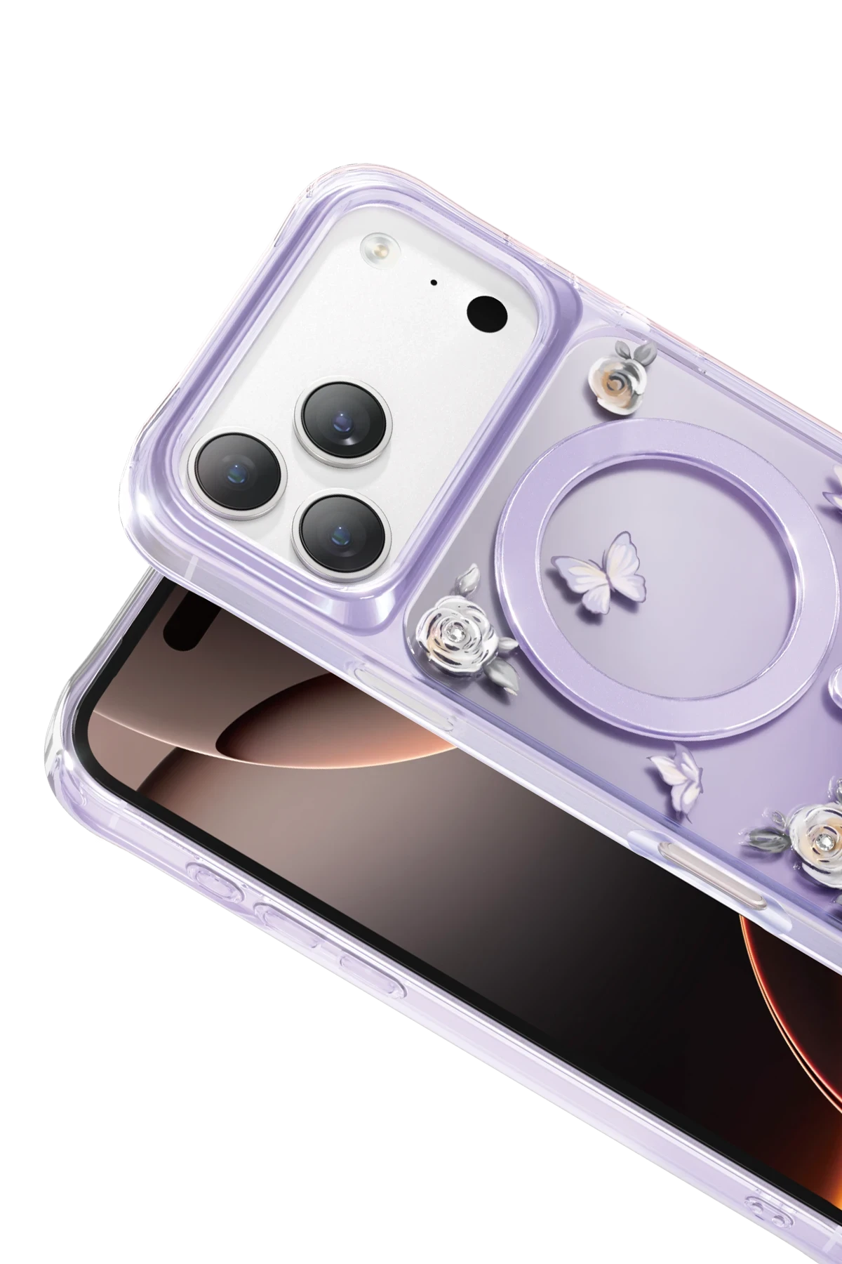 Keephone Apple iPhone 17 Pro Max Roseland Magsafe Kapak
