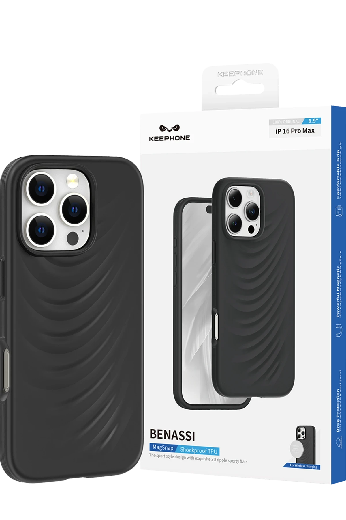Keephone iPhone 16 Pro Benassi Magsafe Kılıf