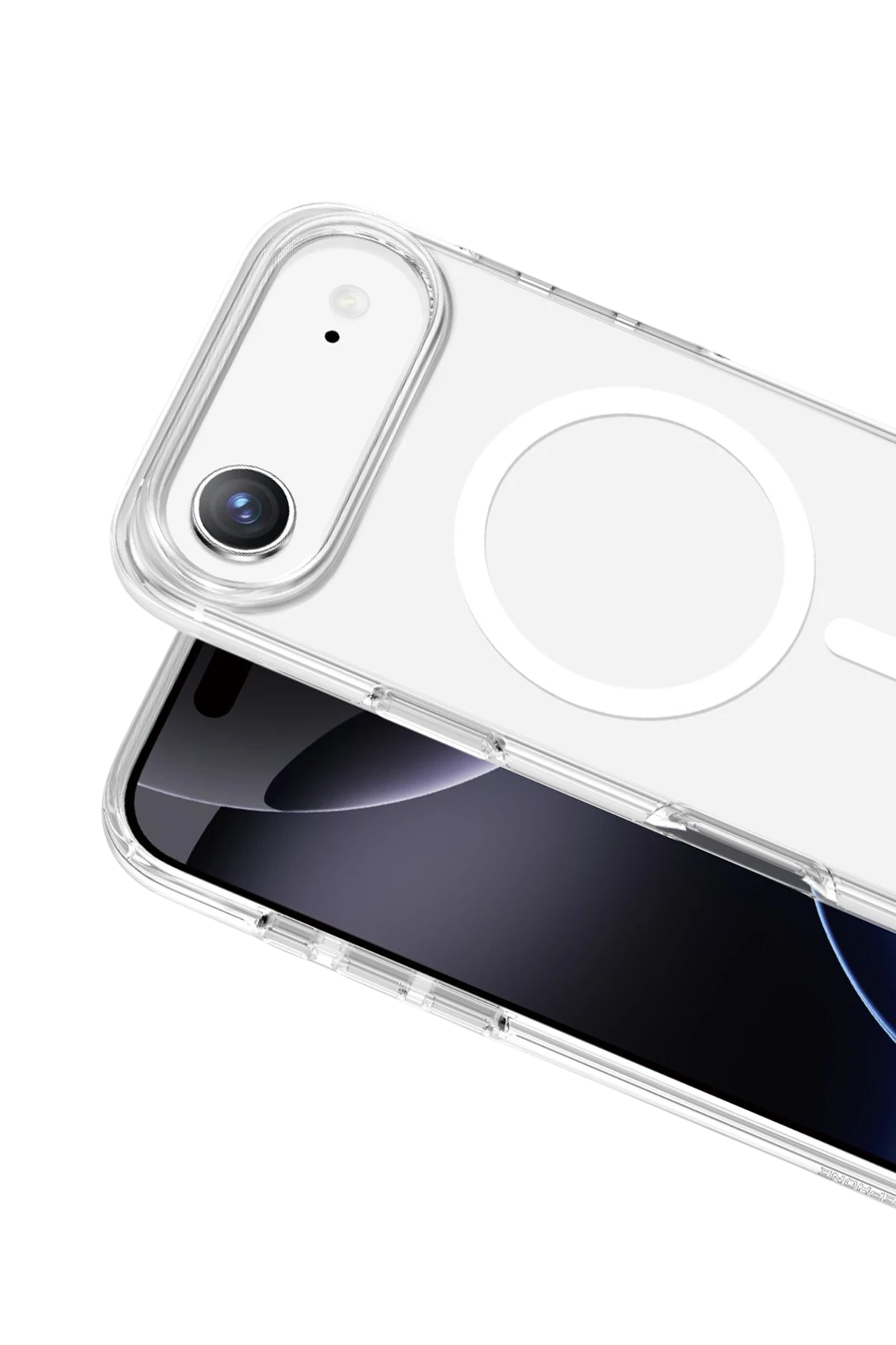 Keephone Apple iPhone 17 Air Non Yellow Şeffaf Magsafe Kılıf