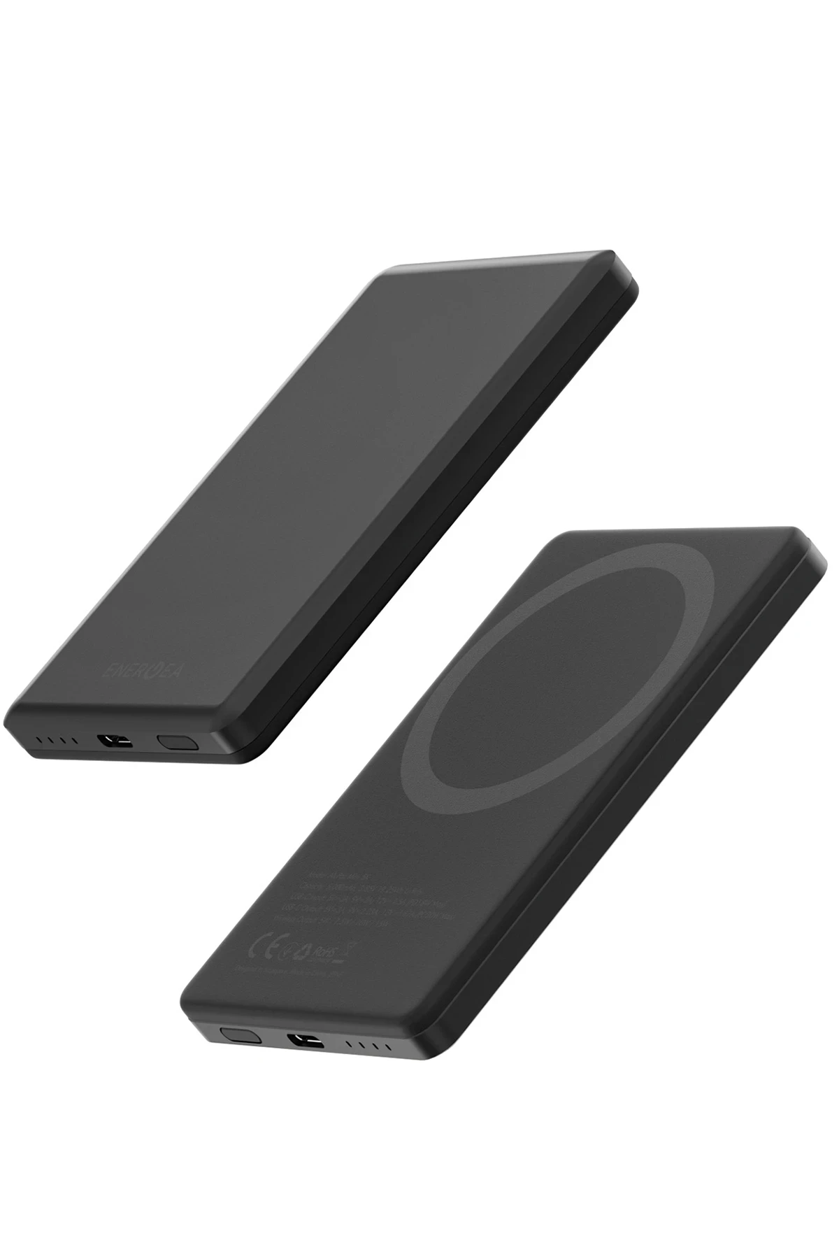 Energea AluPac Mini 5K 5.000 mAh 20W Type-C ve 15W Kablosuz Şarj Çıkışlı PD Hızlı Şarj Magsafe Powerbank