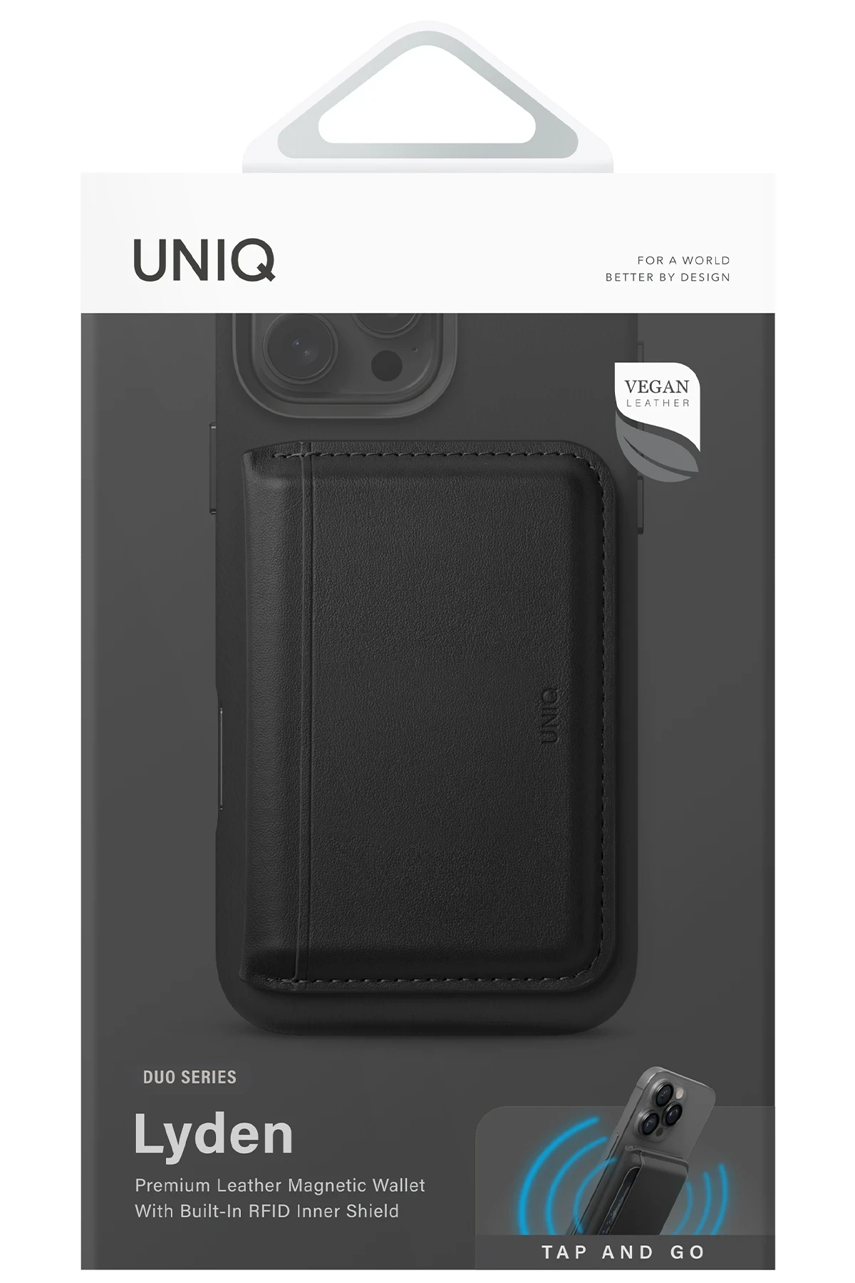 Uniq Lyden DS RFID-Block Manyetik Cüzdan