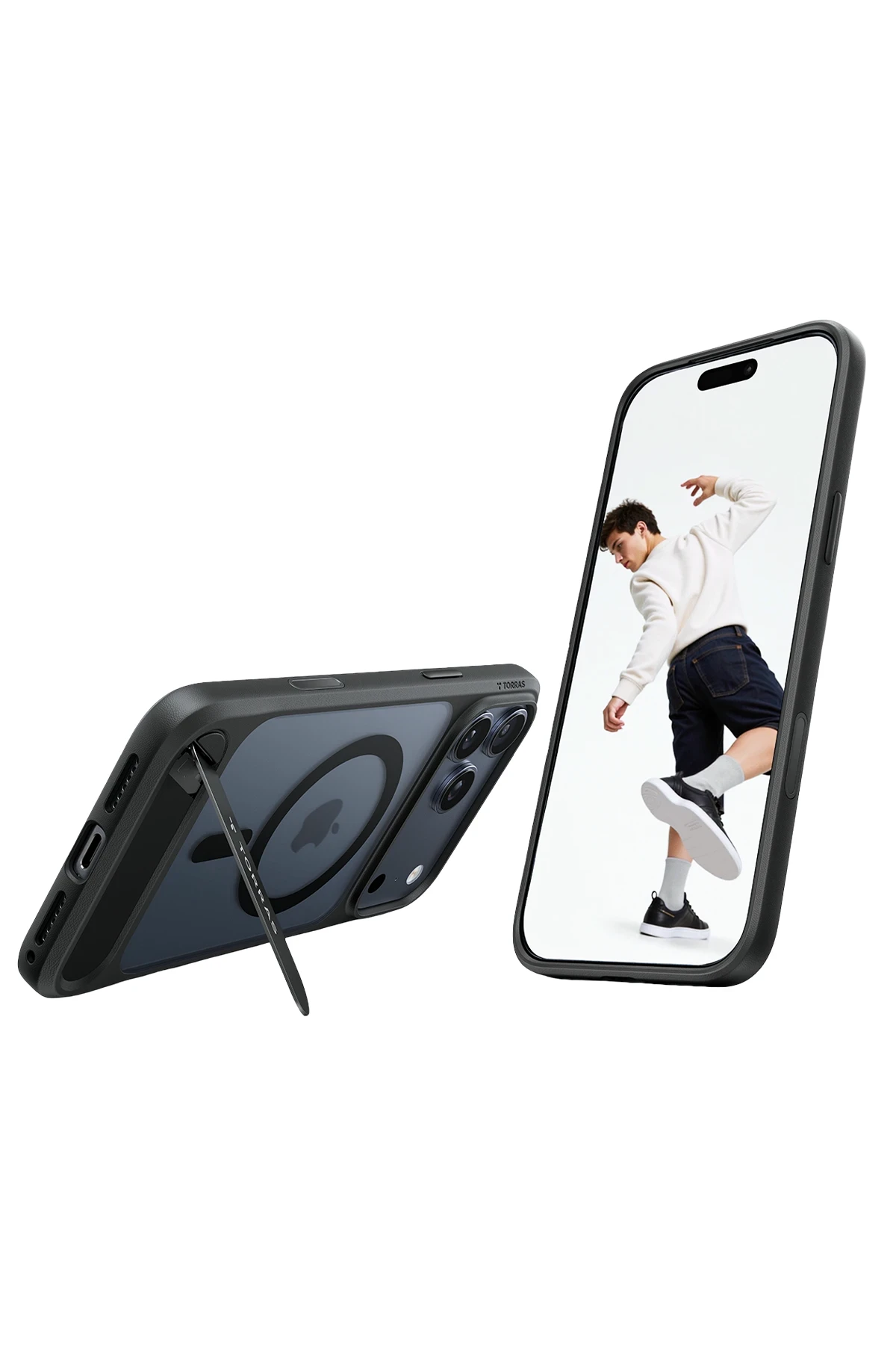 Torras Apple iPhone 17 Pro P Stand Serisi Magsafe Kılıf
