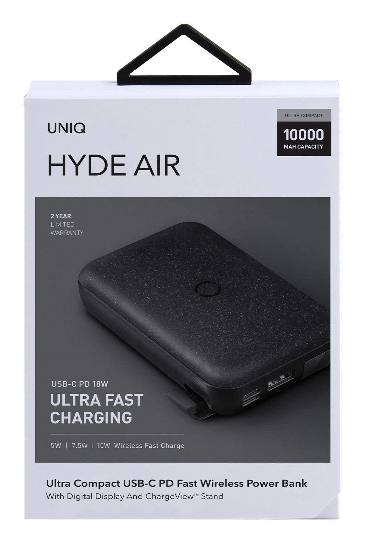 Uniq Hydeair 10.000mAh Manyetik PD Kablosuz 18W Type-C Powerbank