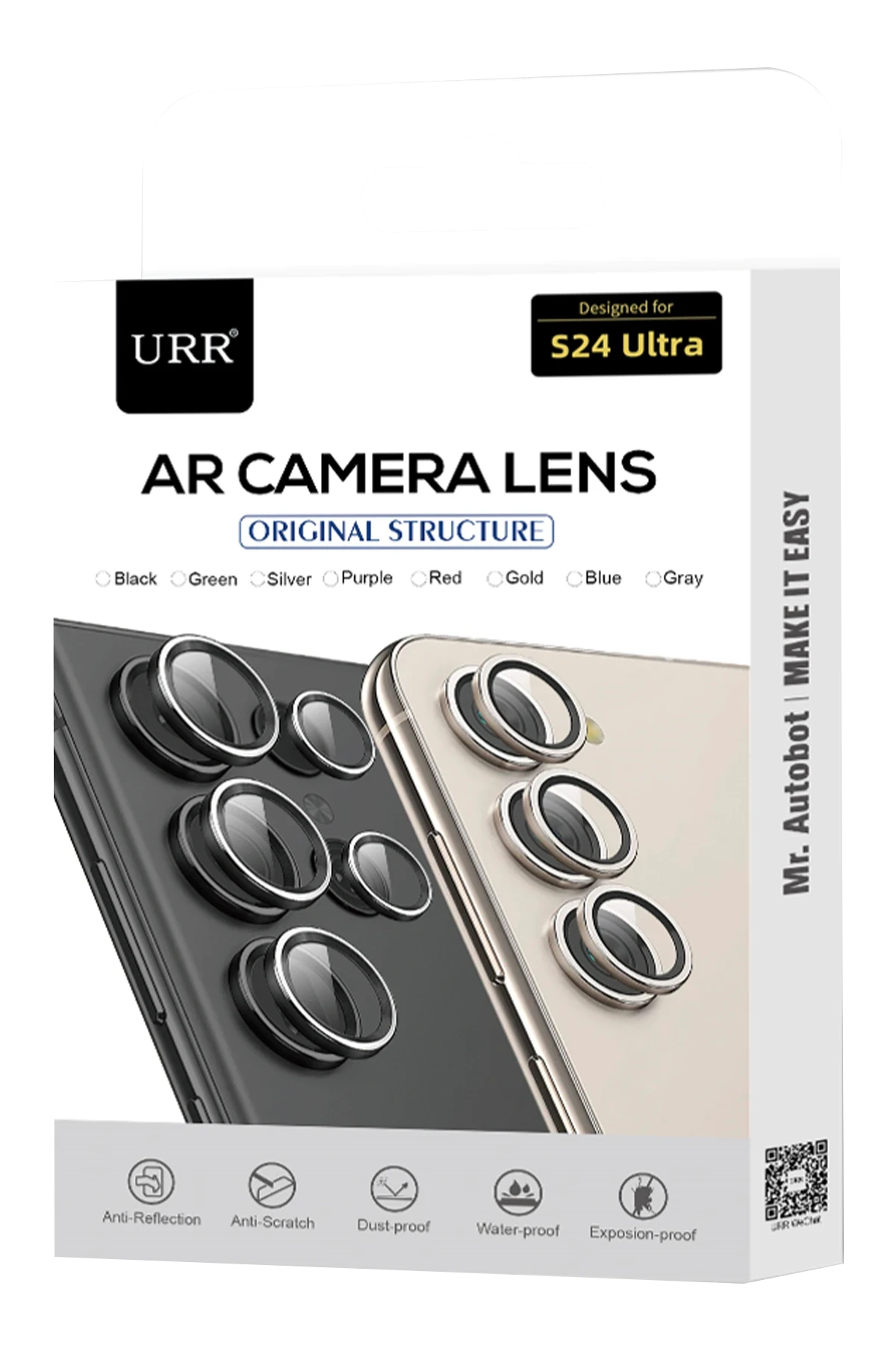 URR Samsung Galaxy S25 AR Kamera Lens Koruyucu