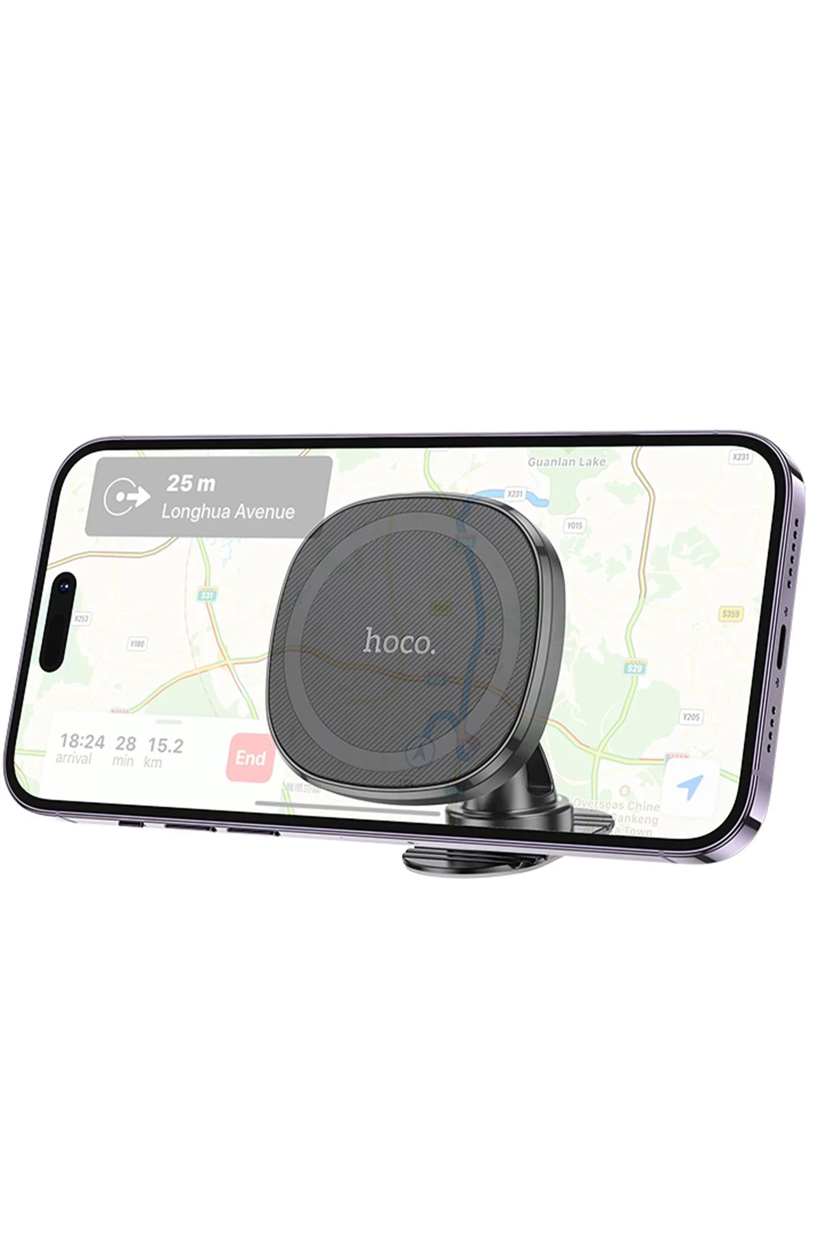 Hoco. H35 Cheetah Yapışkanlı Manyetik Magsafe Araç Tutucu