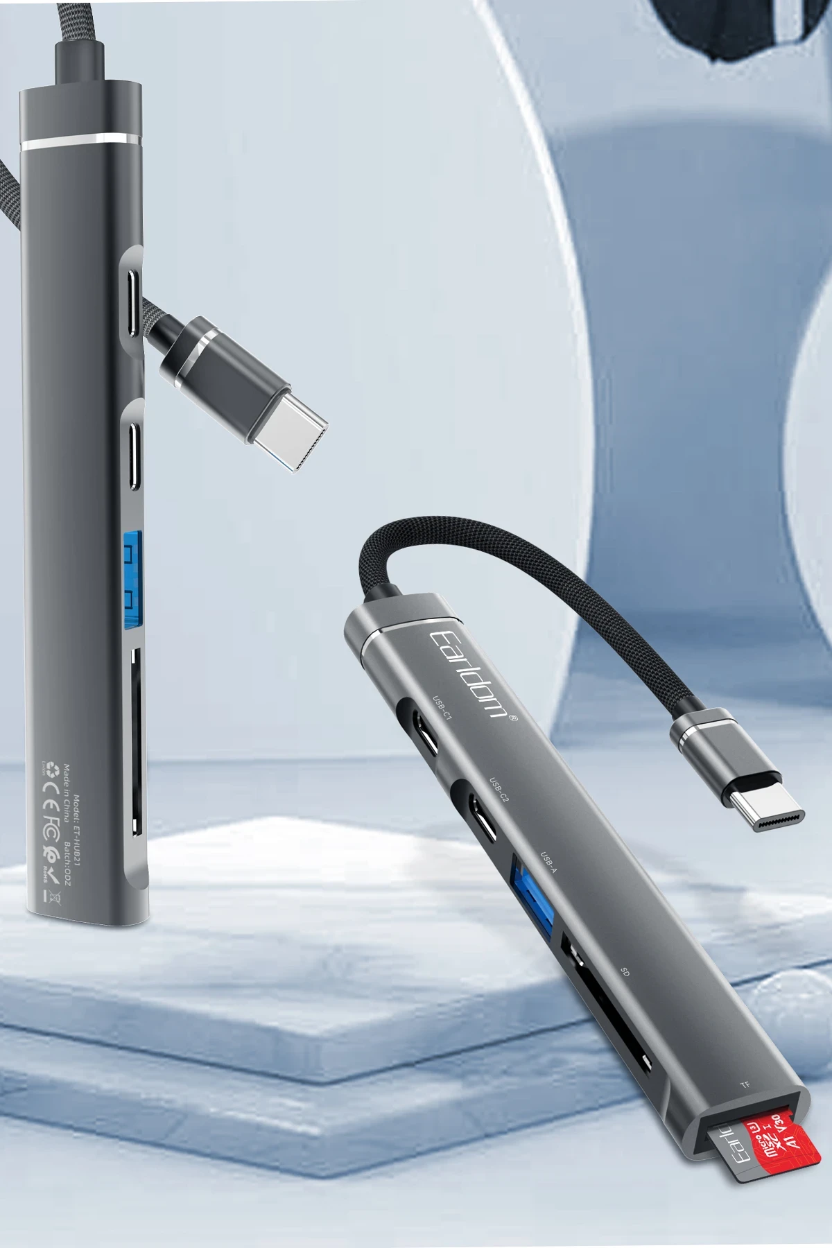 Earldom HUB21 5in1 Hub Dönüştürücü