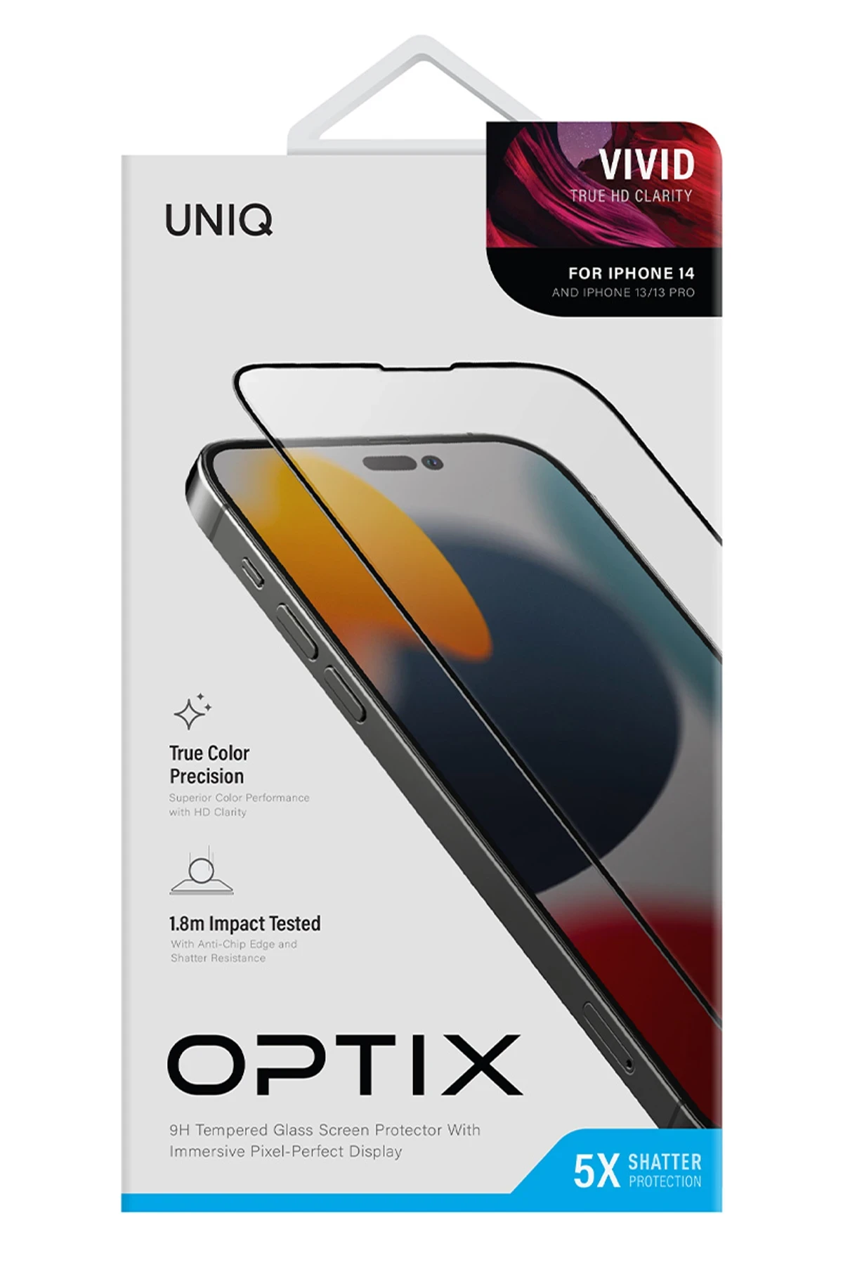 Uniq iPhone 14 Optix Vivid Cam Ekran Koruyucu