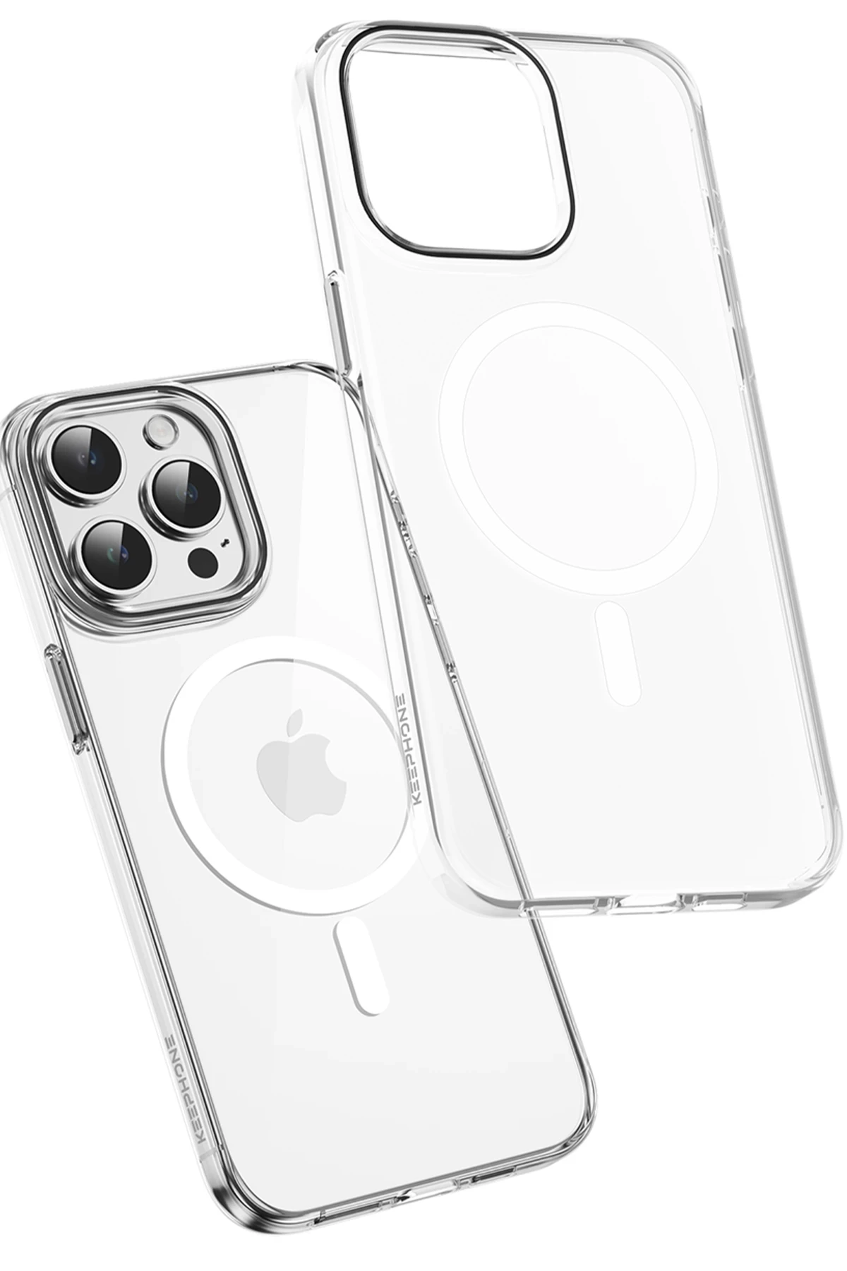 Keephone iPhone 15 Aurora Şeffaf Magsafe Kılıf