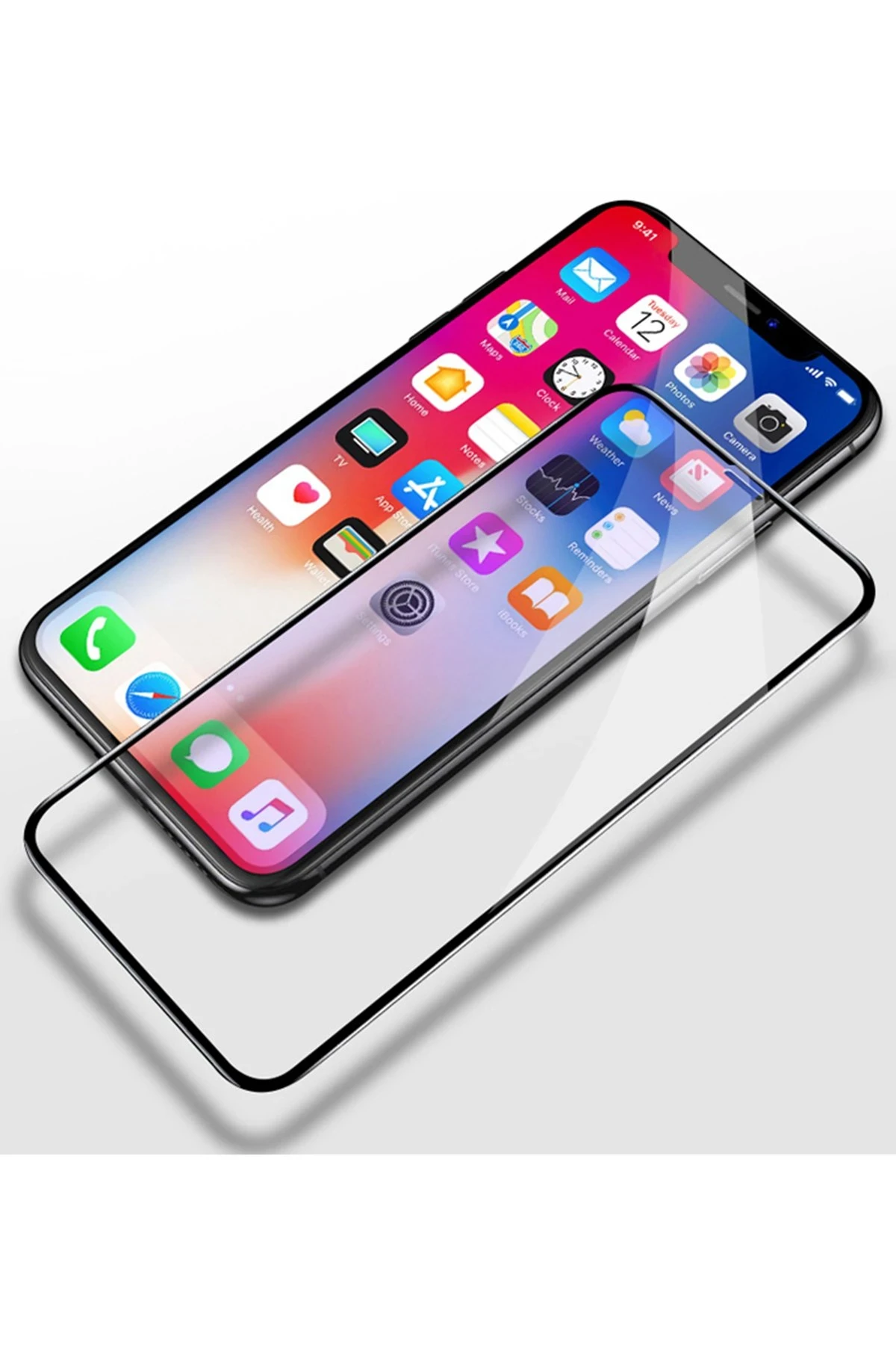 Yesido iPhone 13 Pro Max TG12 5D Cam Ekran Koruyucu