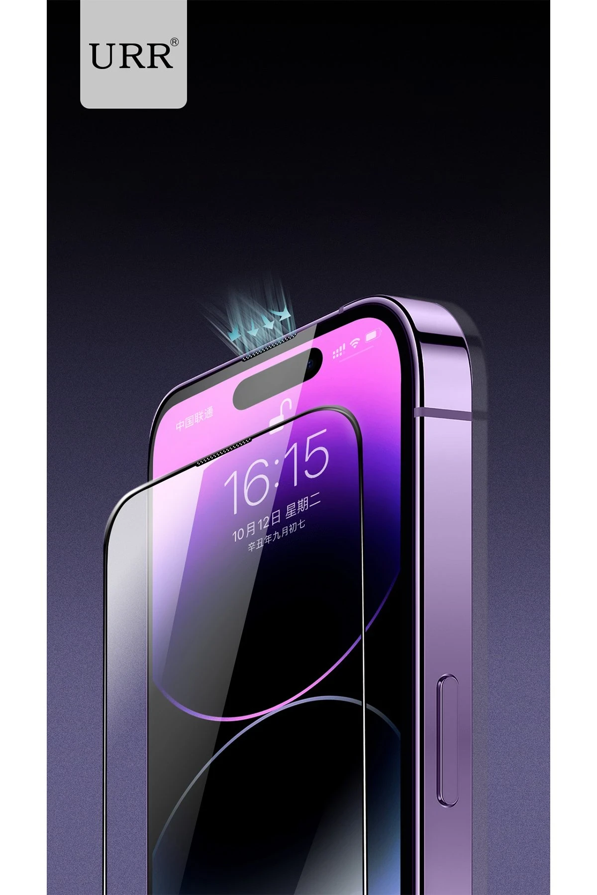URR iPhone 15 Pro Lazer Antidust Cam Ekran Koruyucu
