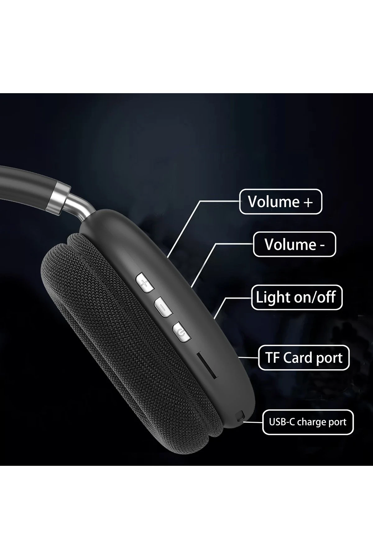 Earldom BH102 Kafaüstü Bluetooth Kulaklık