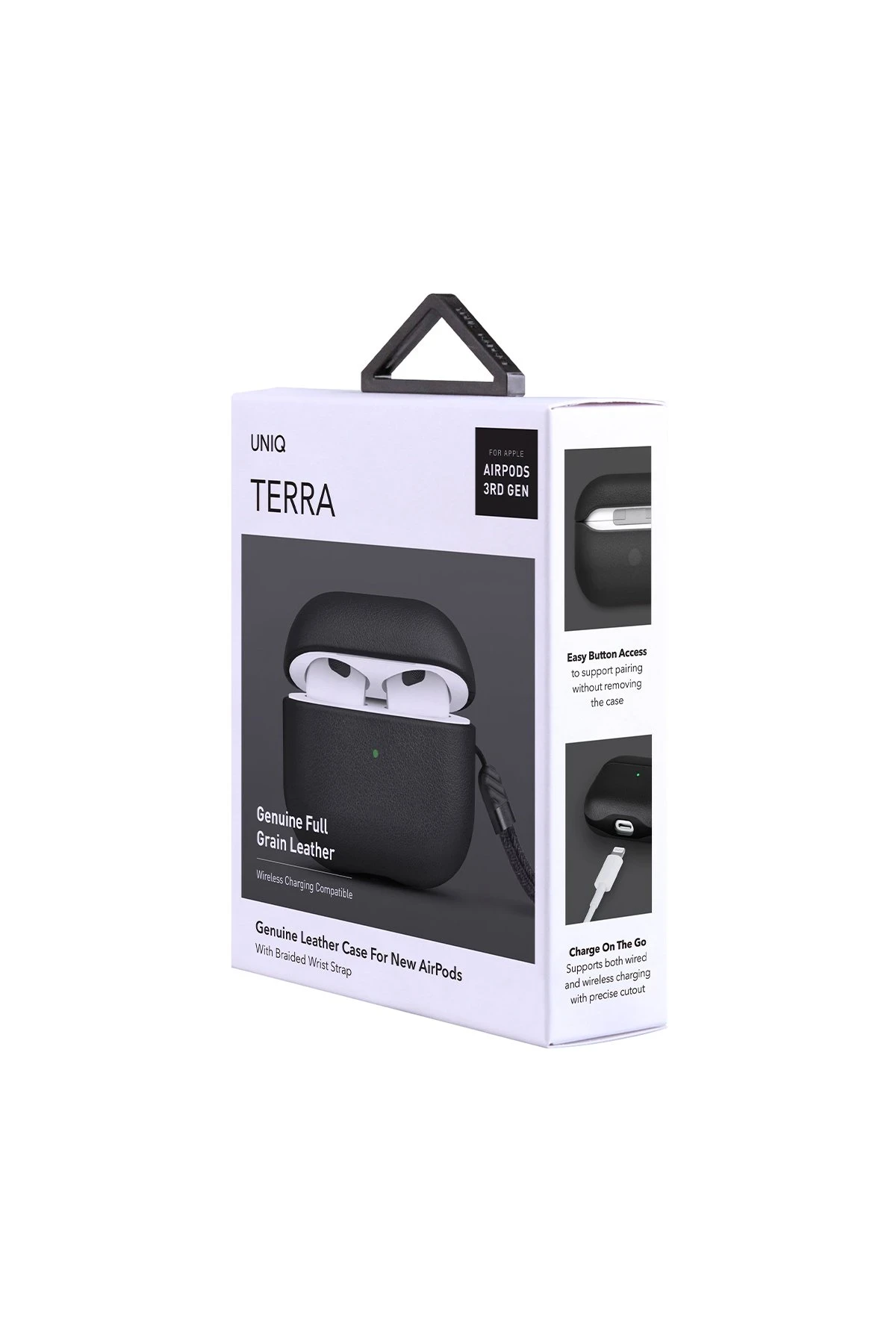 Uniq Airpods 3 (3.nesil) Terra Genuine Deri Kılıf