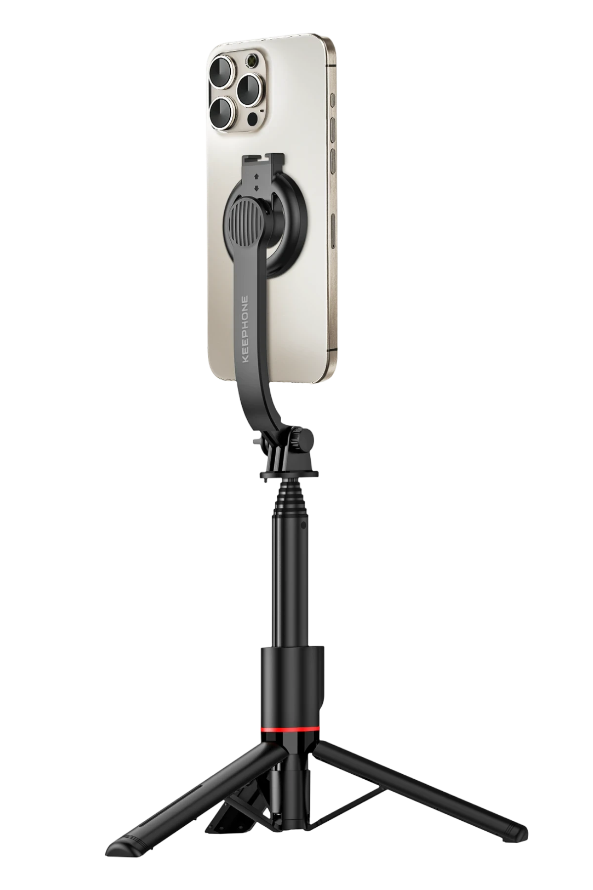 Keephone KP-LA04 MagSelfy 360 Derece Ayarlanabilir Magsafe Özellikli 104.5cm BT Selfie Gimbal