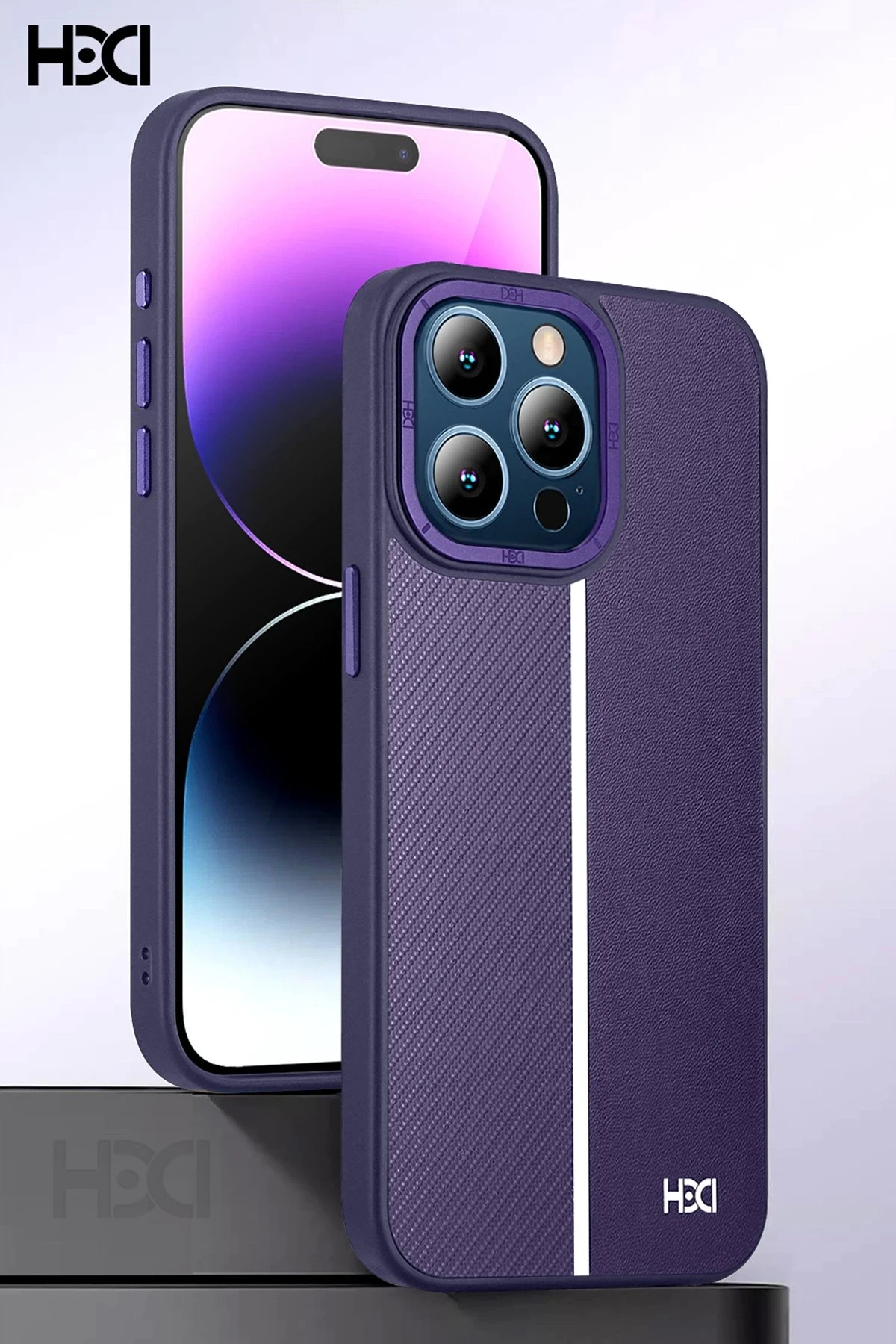 HDD iPhone 15 Pro Kılıf HBC-155 Lizbon Kapak