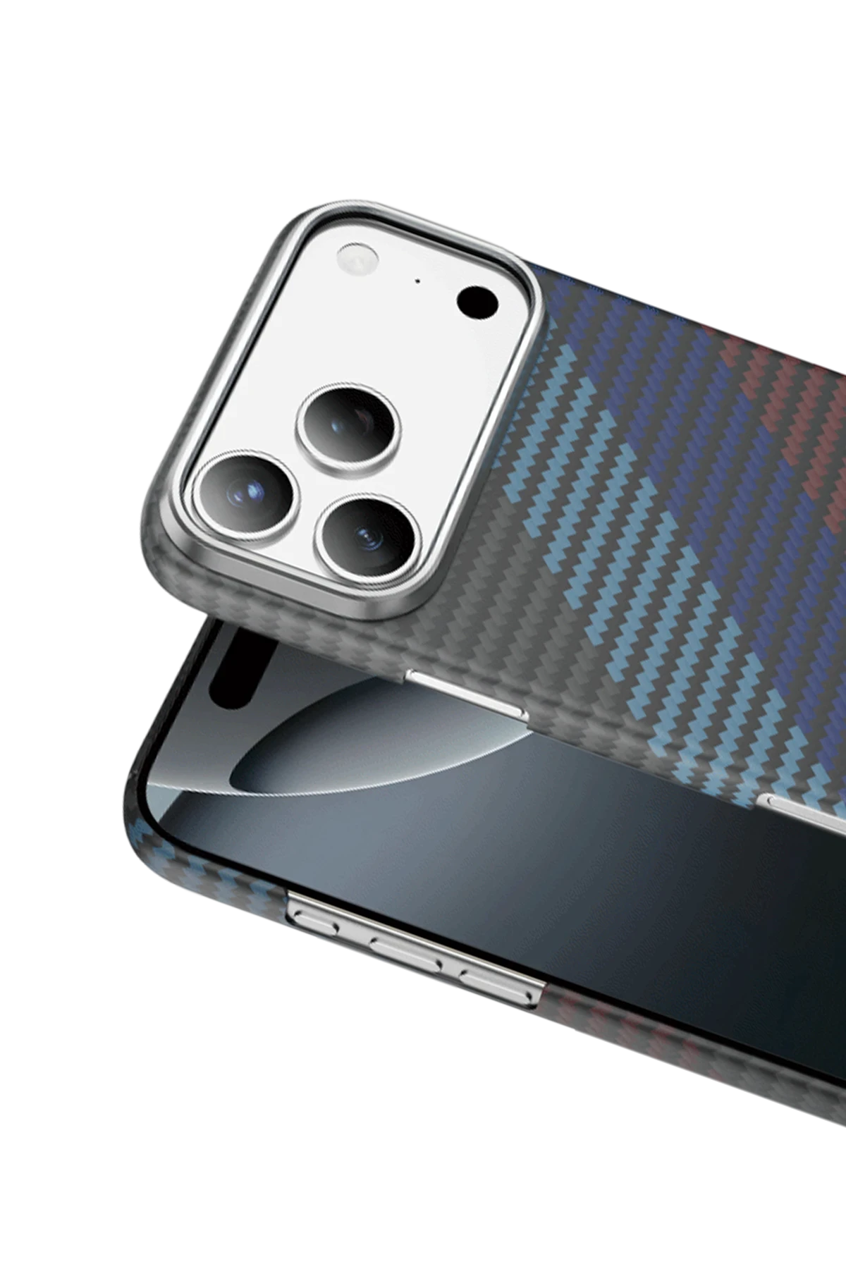 Keephone Apple iPhone 17 Pro Kevlar Woven Magsafe Kılıf