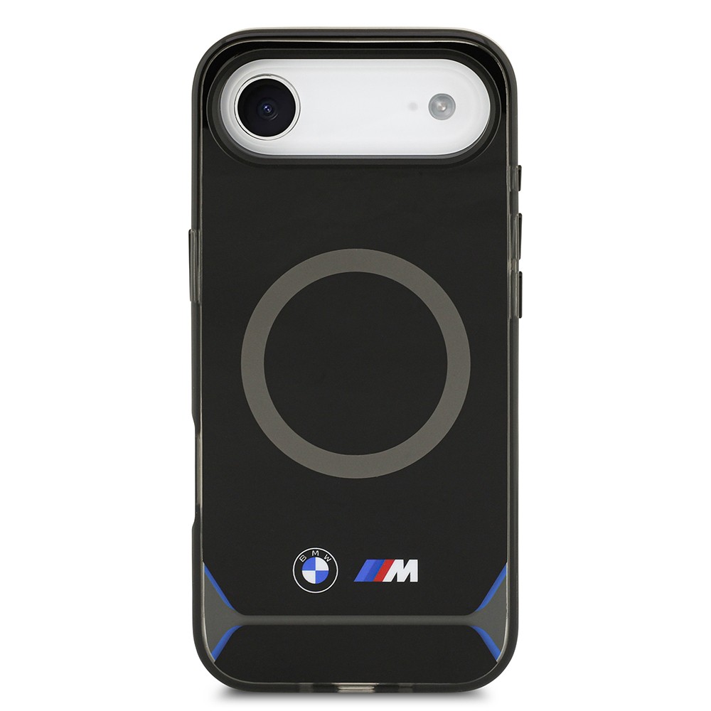 Apple iPhone 17 Air Kılıf BMW Orjinal Lisanslı M-safe Şarj Özellikli Metal Buton Tasarımlı IML Baskılı M Dizayn Kapak